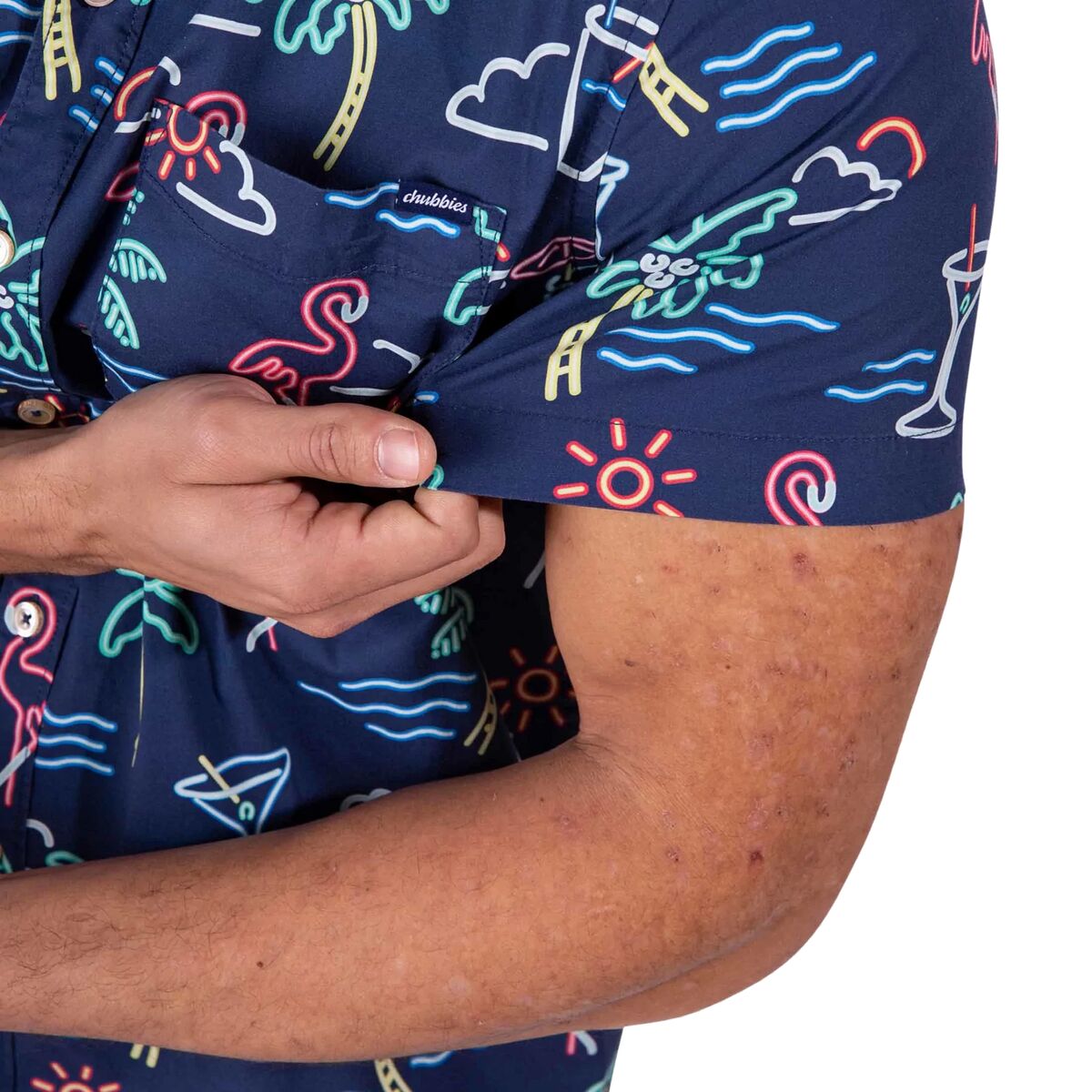 Chubbies Hawaiian Shirt Size Chubbies Mens White Hawaiian Aloha