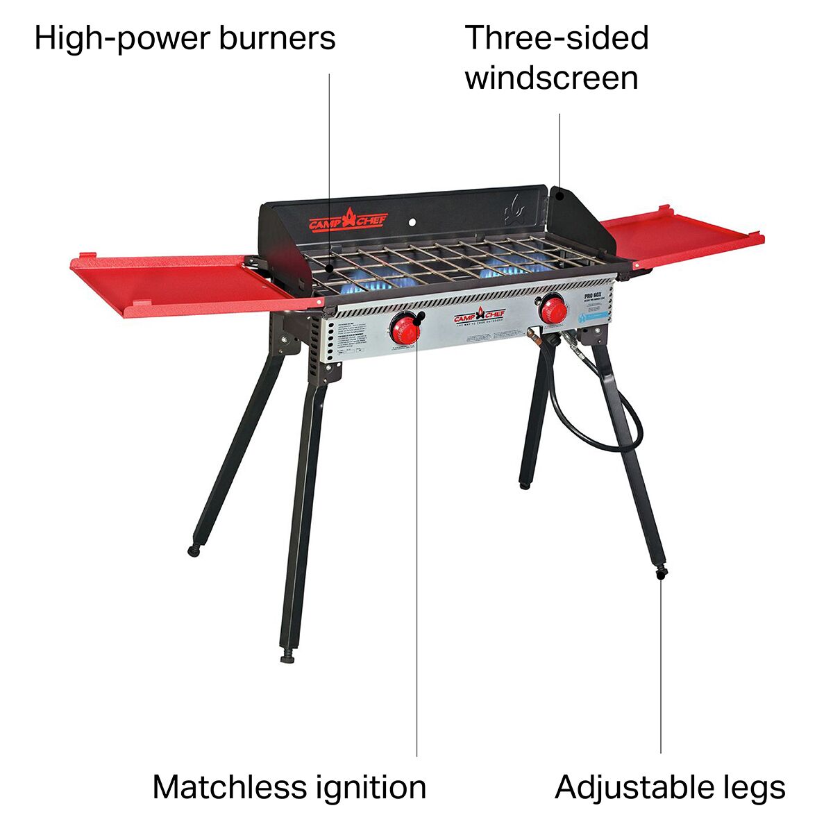 Camp Chef Pro 60X Two Burner Camp Stove - Hike u0026 Camp
