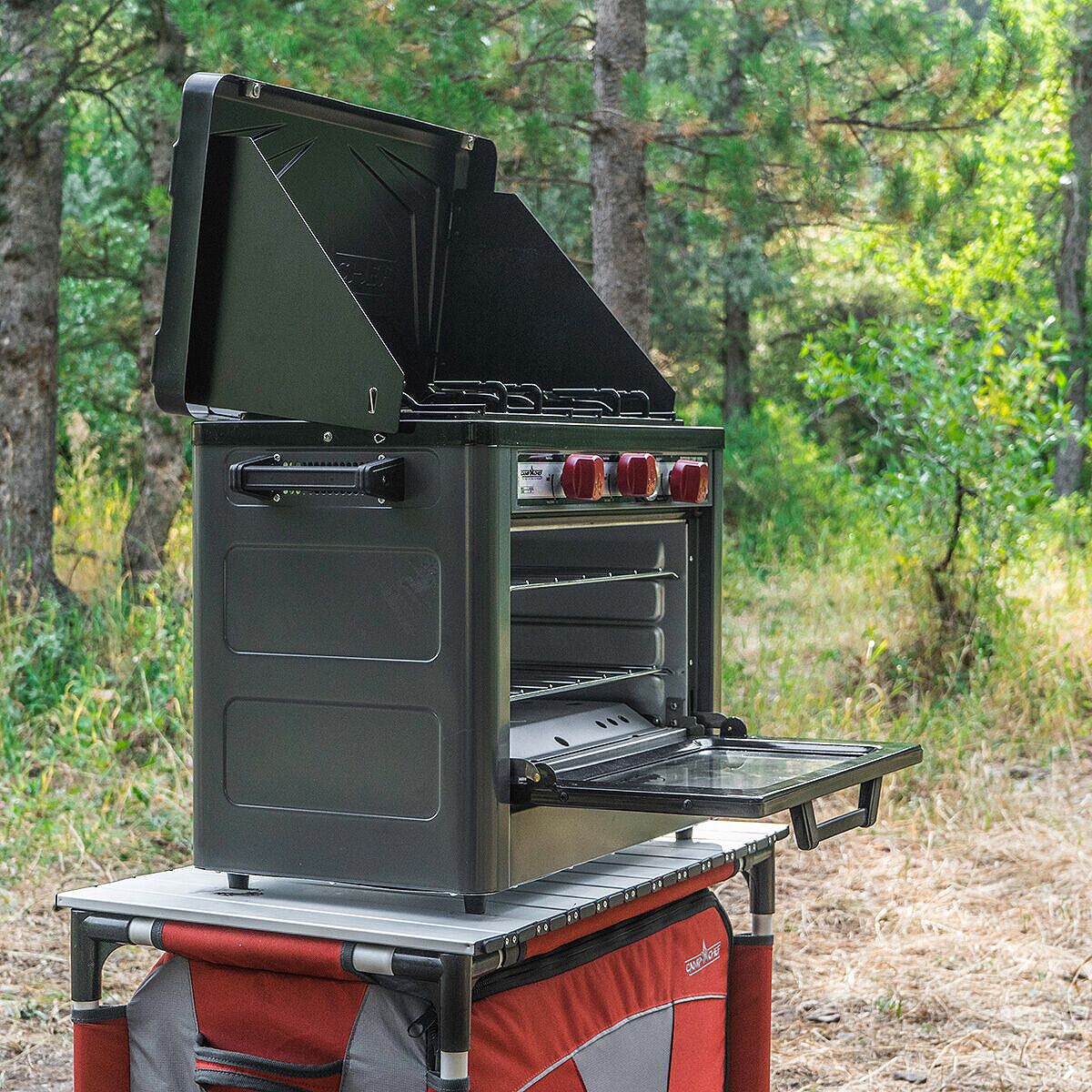  Camp Chef Outdoor Camp Oven, Dimensions with handles