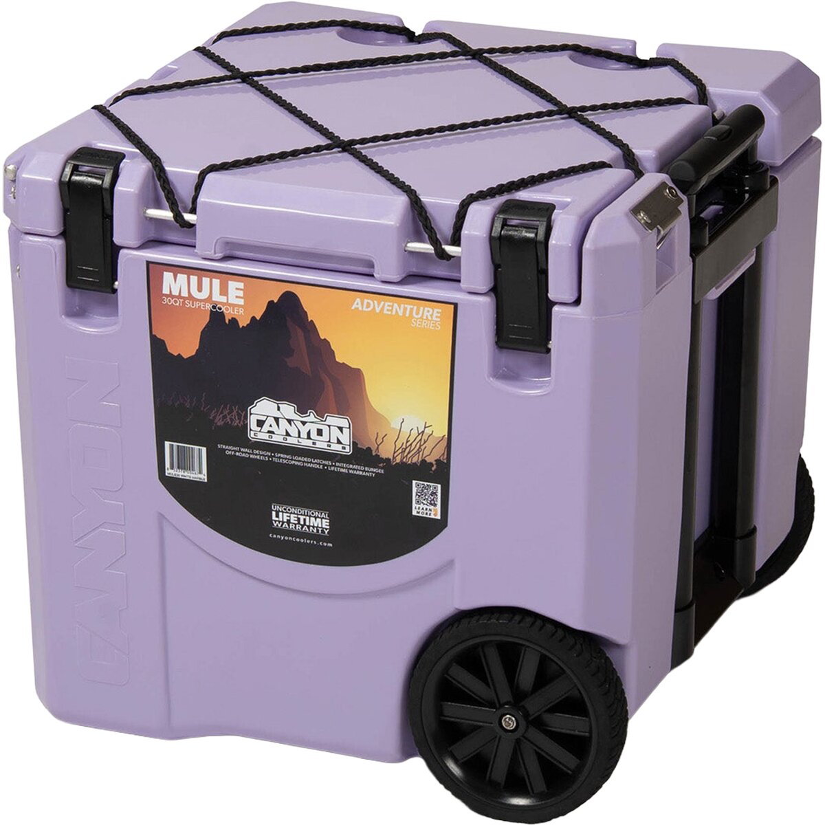 Image of Canyon Coolers Mule 30qt Wheeled Cooler Lilac Purple, One Size