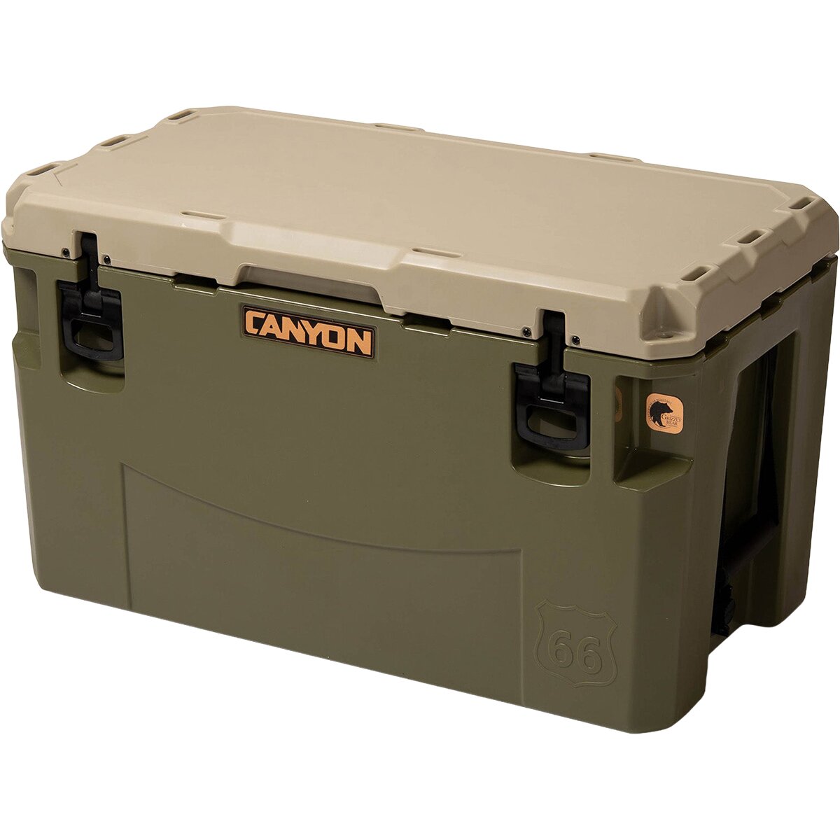 Image of Canyon Coolers Pro 65qt Cooler Juniper Green / Tan Lid, One Size