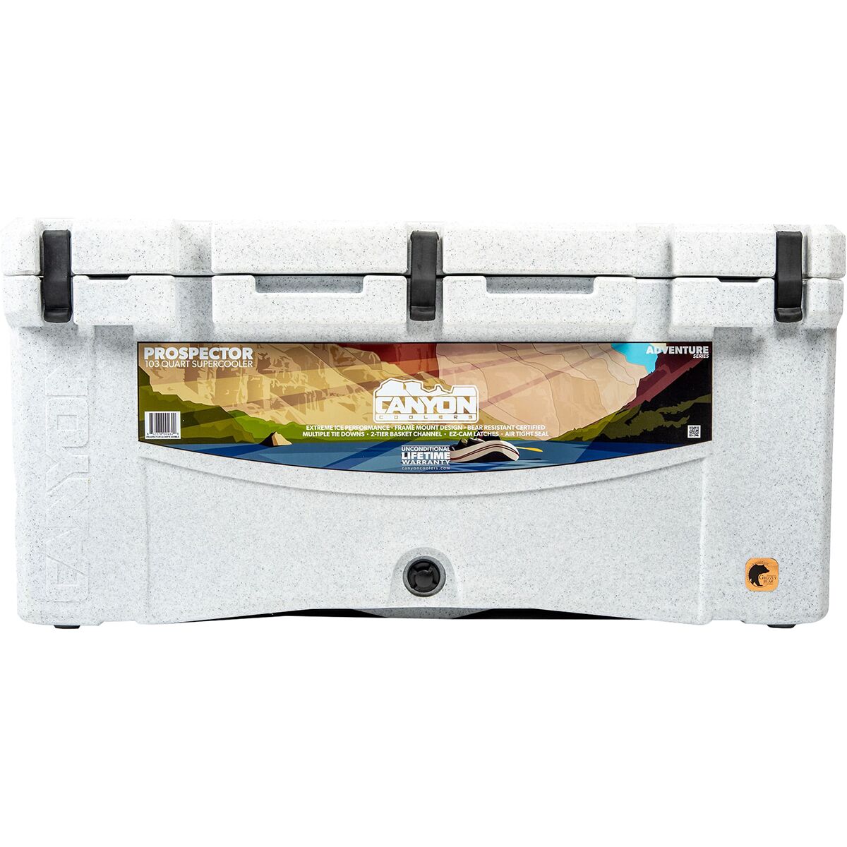 Image of Canyon Coolers Prospector 103qt Cooler White Marble, One Size