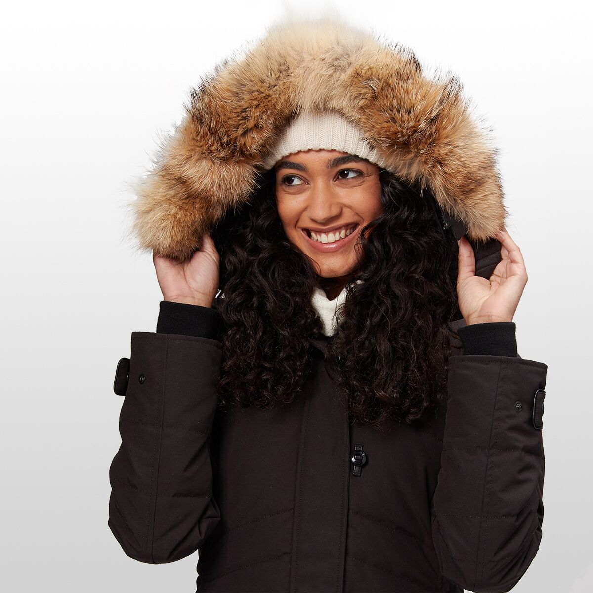 Canada goose black label lorette down parka hotsell
