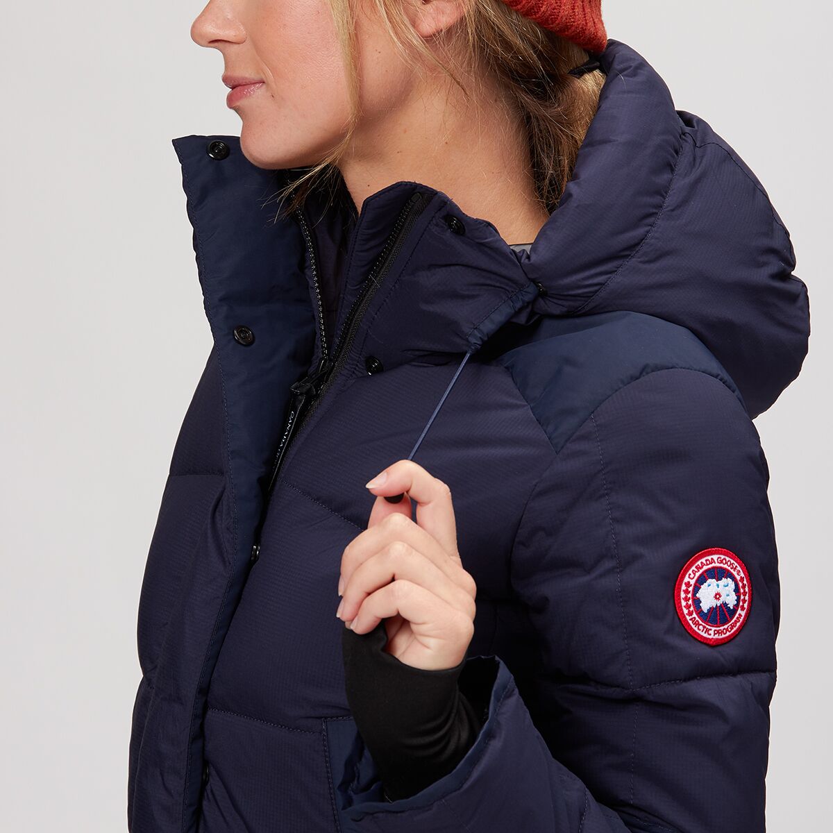 alliston packable mid length down coat