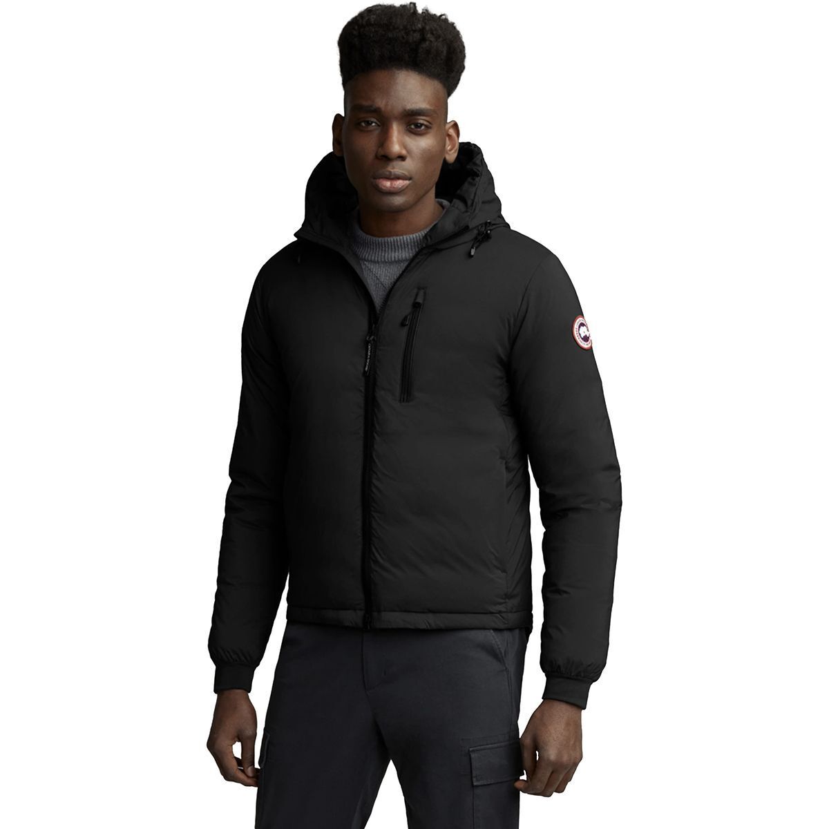 Canada Goose Lodge Matte Finish Down Hooded Jacket - Men