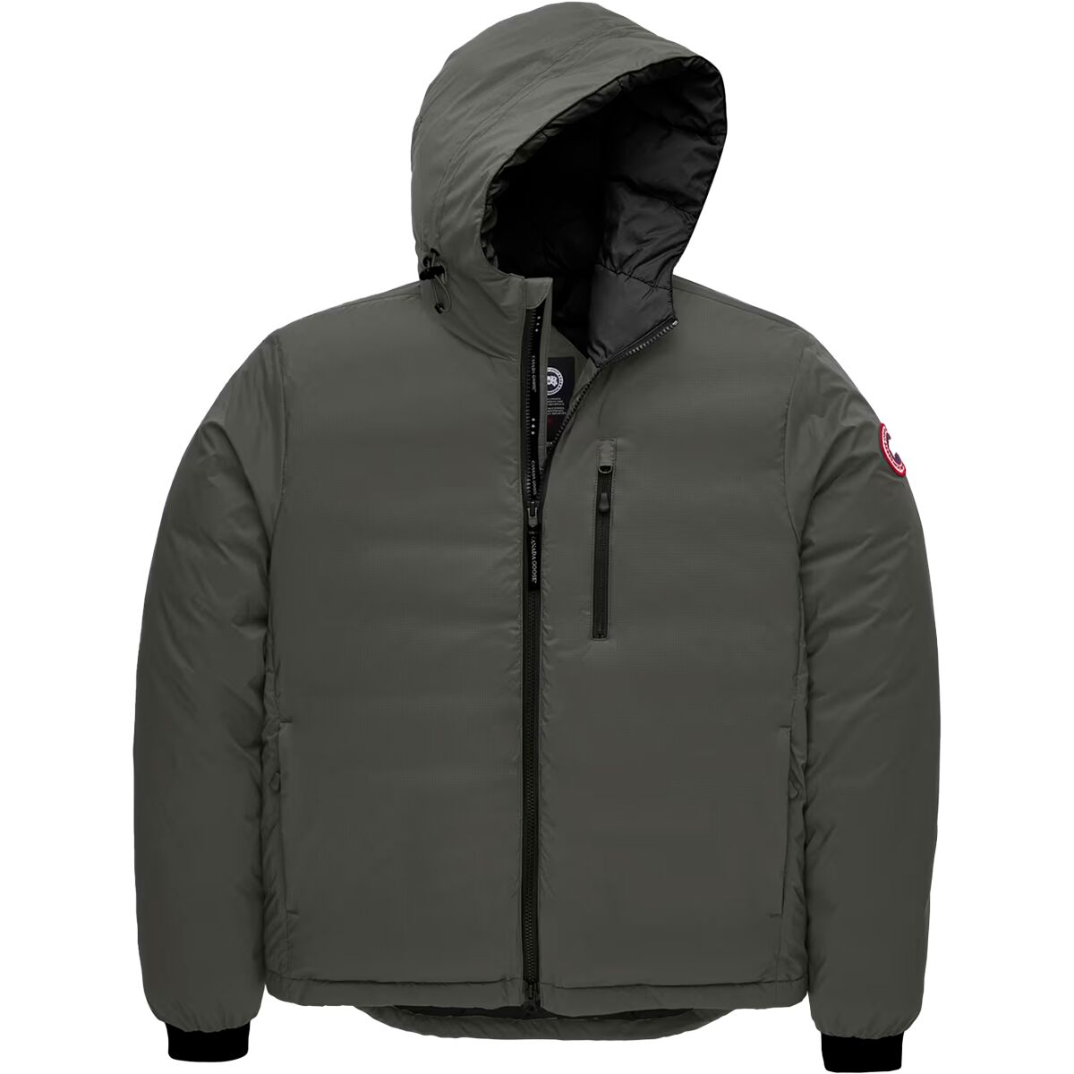 【 】ロッジダウン Lodge Down Hoody Matte Finish Canada Goose Lodge Matte Finish Down Hooded Jacket - Men's