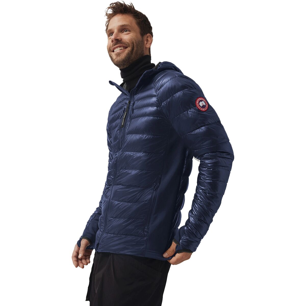 Hybridge Lite Slim-Fit Quilted Shell Hooded Down Jacket, 53% OFF