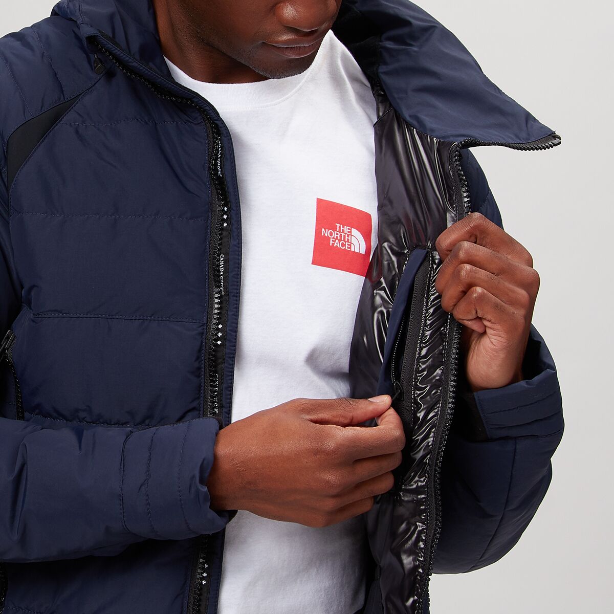 Canada Goose HyBridge Base Down Jacket Matte Finish Jacket Atlantic Navy
