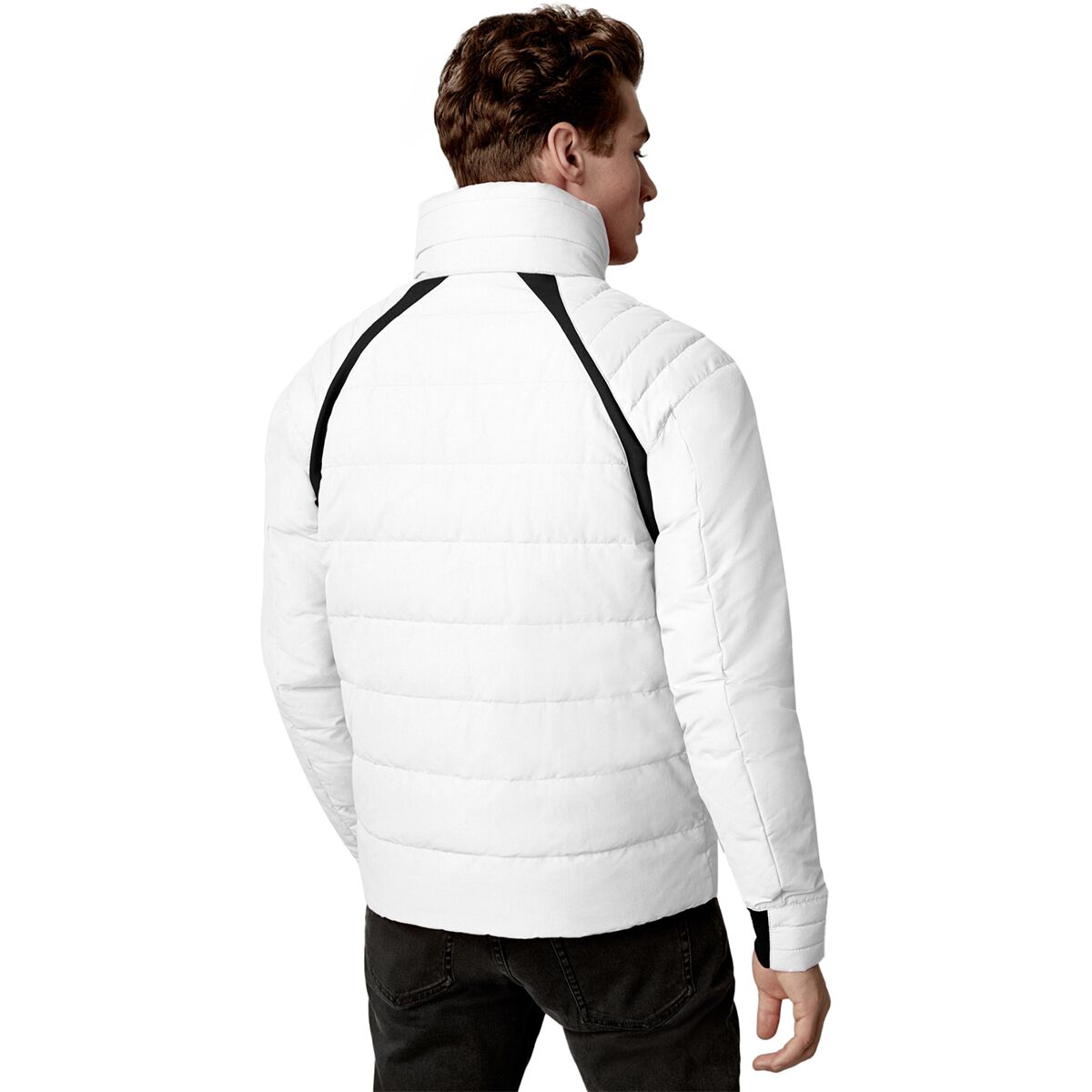 hybridge base down jacket matte finish