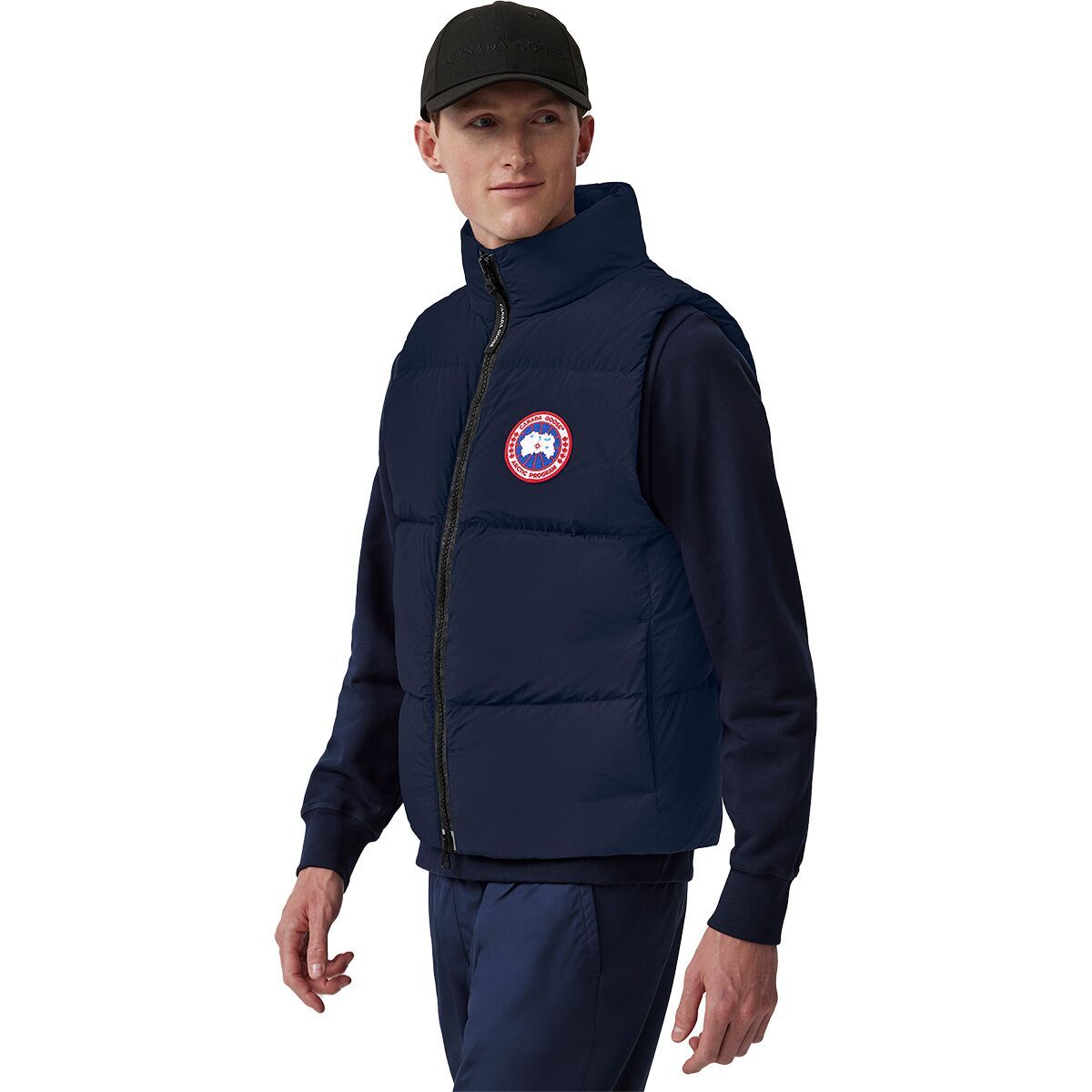 Image of Canada Goose Lawrence Puffer Vest - Men's Atlantic Navy, XL