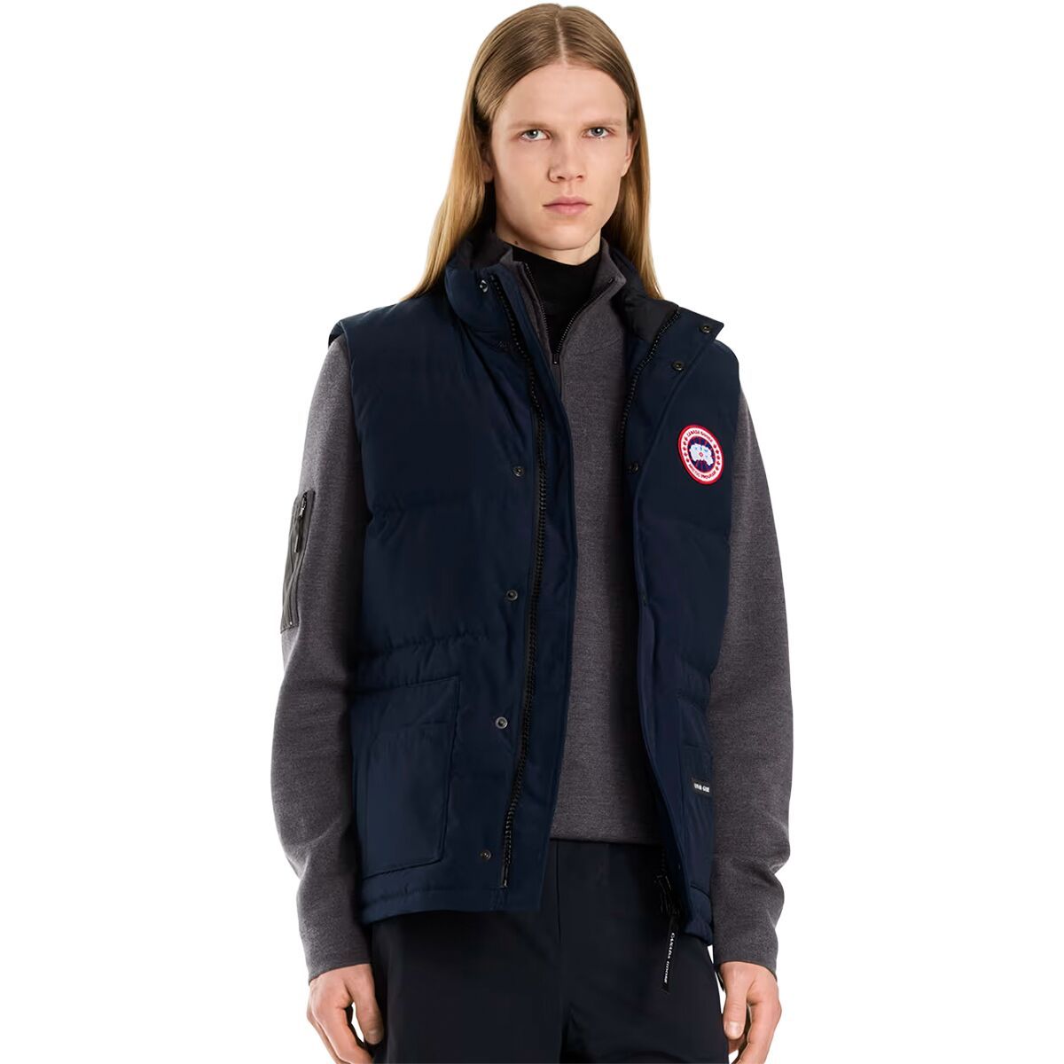 Image of Canada Goose Freestyle CR Crew Vest - Men's Atlantic Navy, L