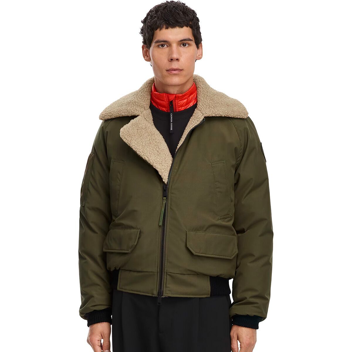 Image of Canada Goose Chilliwack Aviator Bomber-TD - Men's Military Green, S