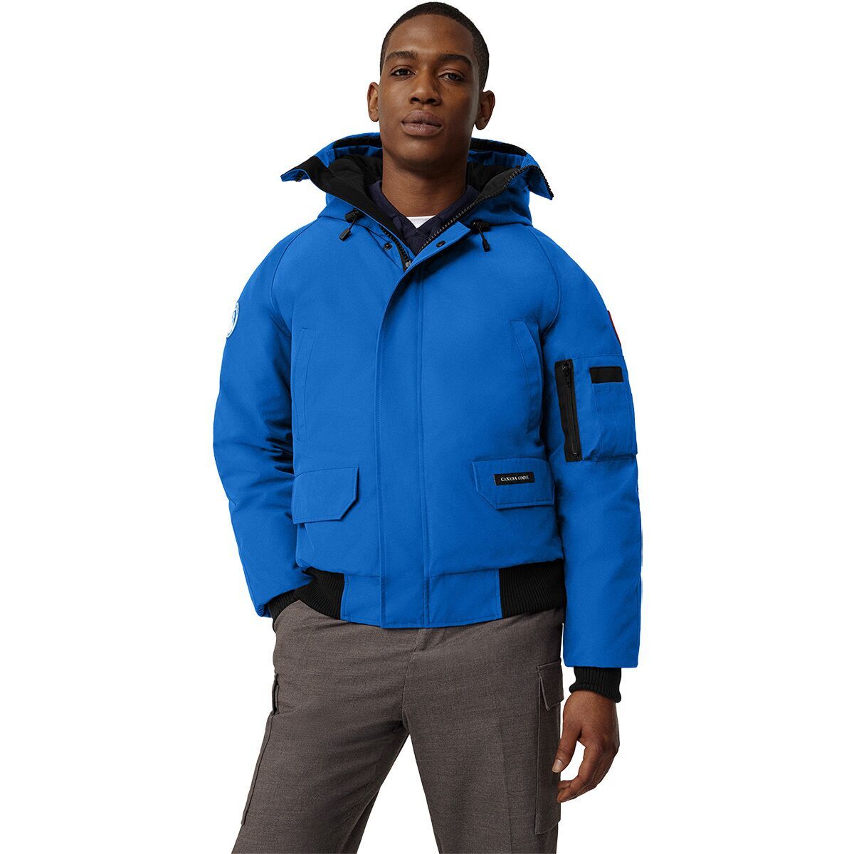 Image of Canada Goose Chilliwack Bomber Down Jacket-CR PBI - Men's Royal PBI Blue, XL