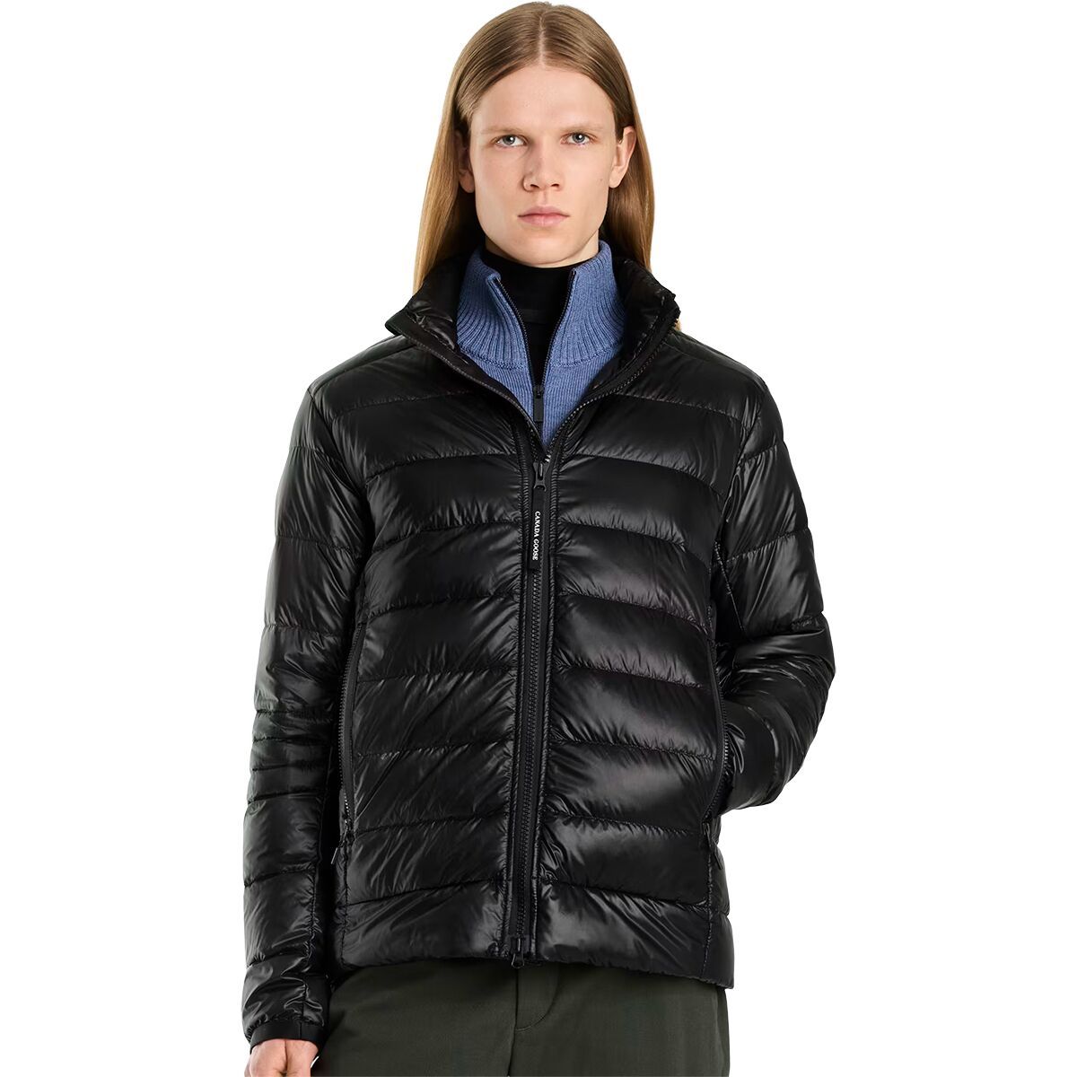 Image of Canada Goose Crofton Hooded Down Jacket - Men's Black, M