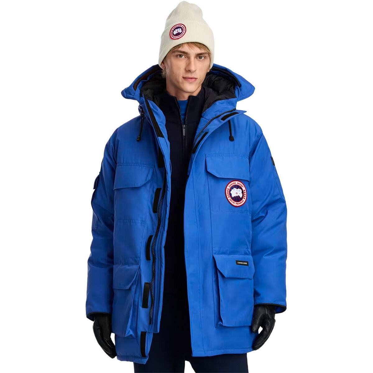 Image of Canada Goose PBI Expedition Parka - Men's Royal PBI Blue, M