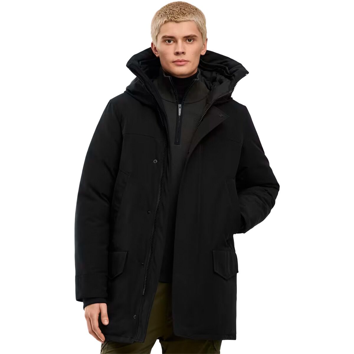 Image of Canada Goose Langford Parka - CR - Men's Black, XXL