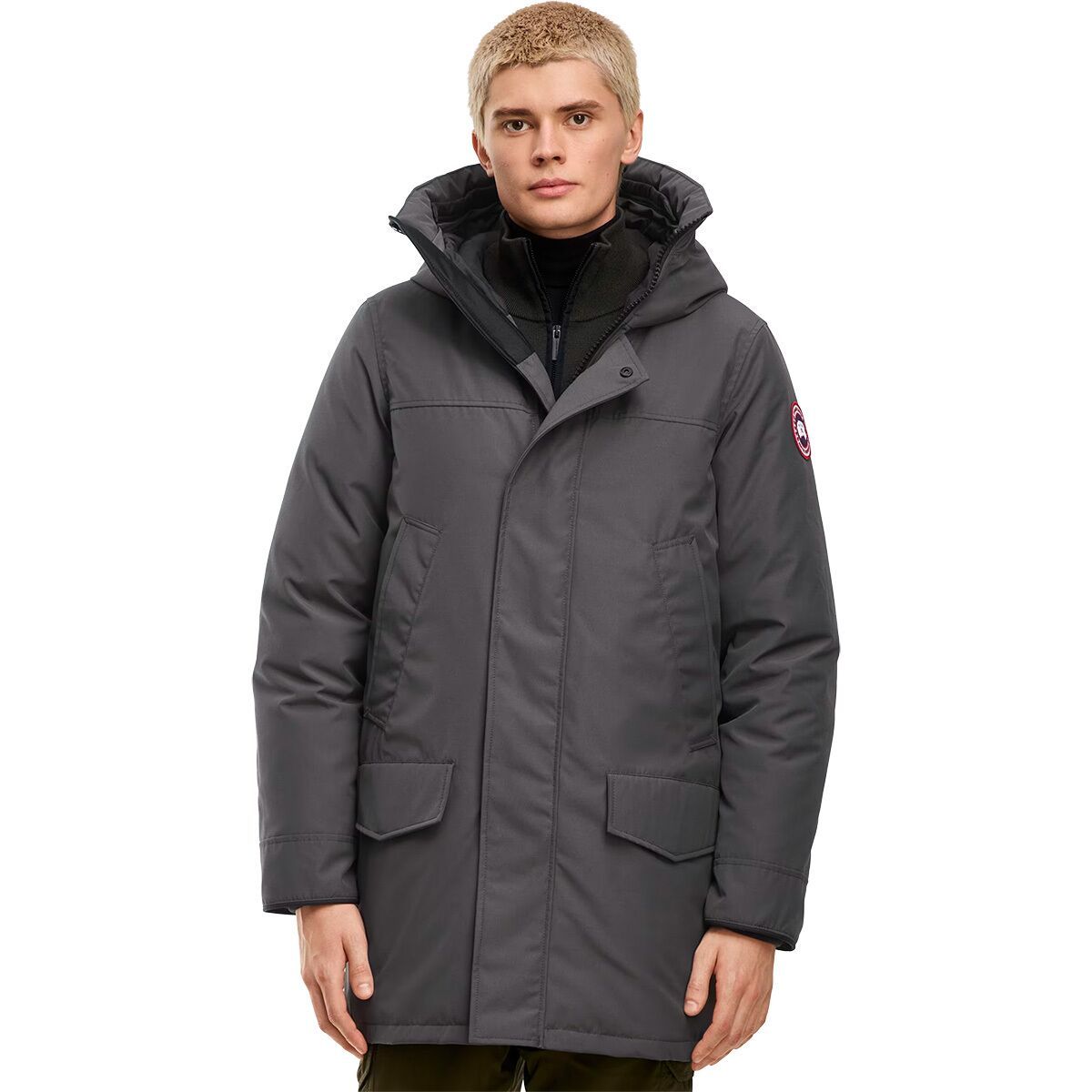 Image of Canada Goose Langford Parka - CR - Men's Granite Grey, M