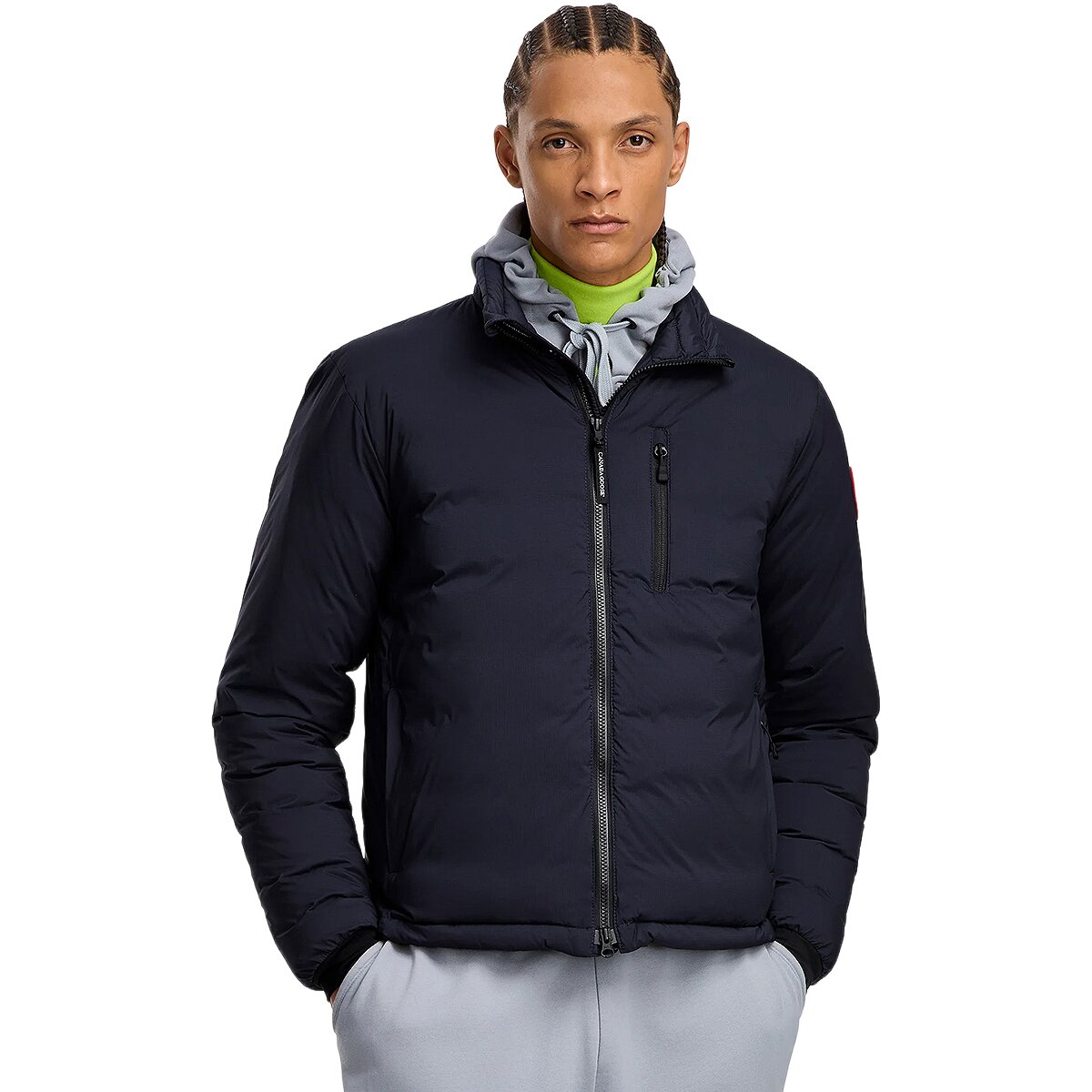 Image of Canada Goose Lodge Jacket - Men's Atlantic Navy, L