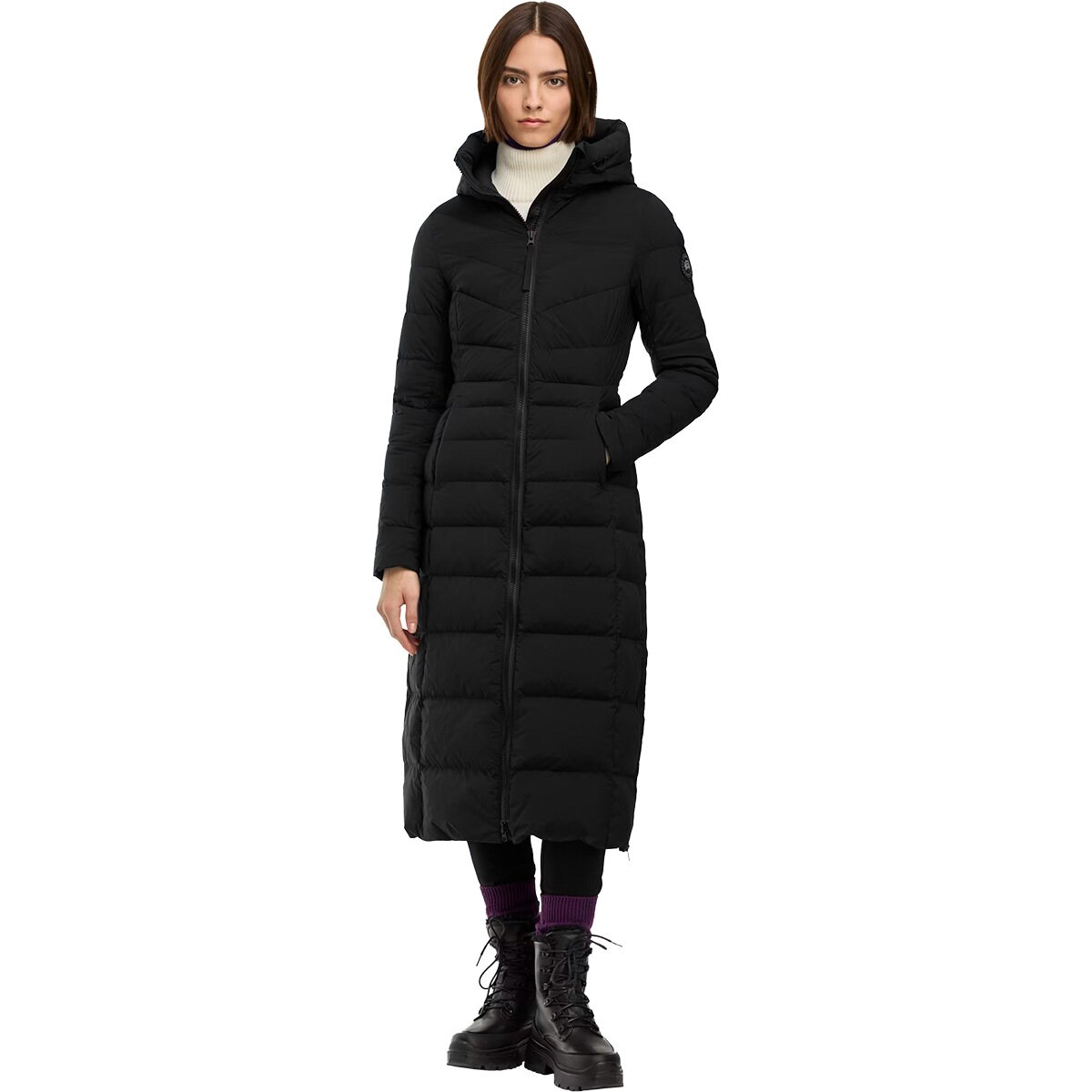 Image of Canada Goose Clair Long Coat - Women's Black, XS