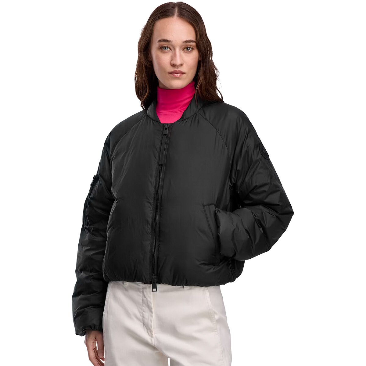 Image of Canada Goose Elba Bomber Jacket - Women's Black, XL
