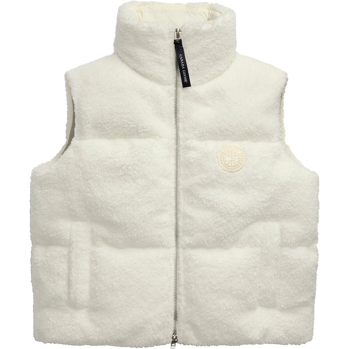 Image of Canada Goose Fallon Puffer Fleece Vest - Women's Bone, L