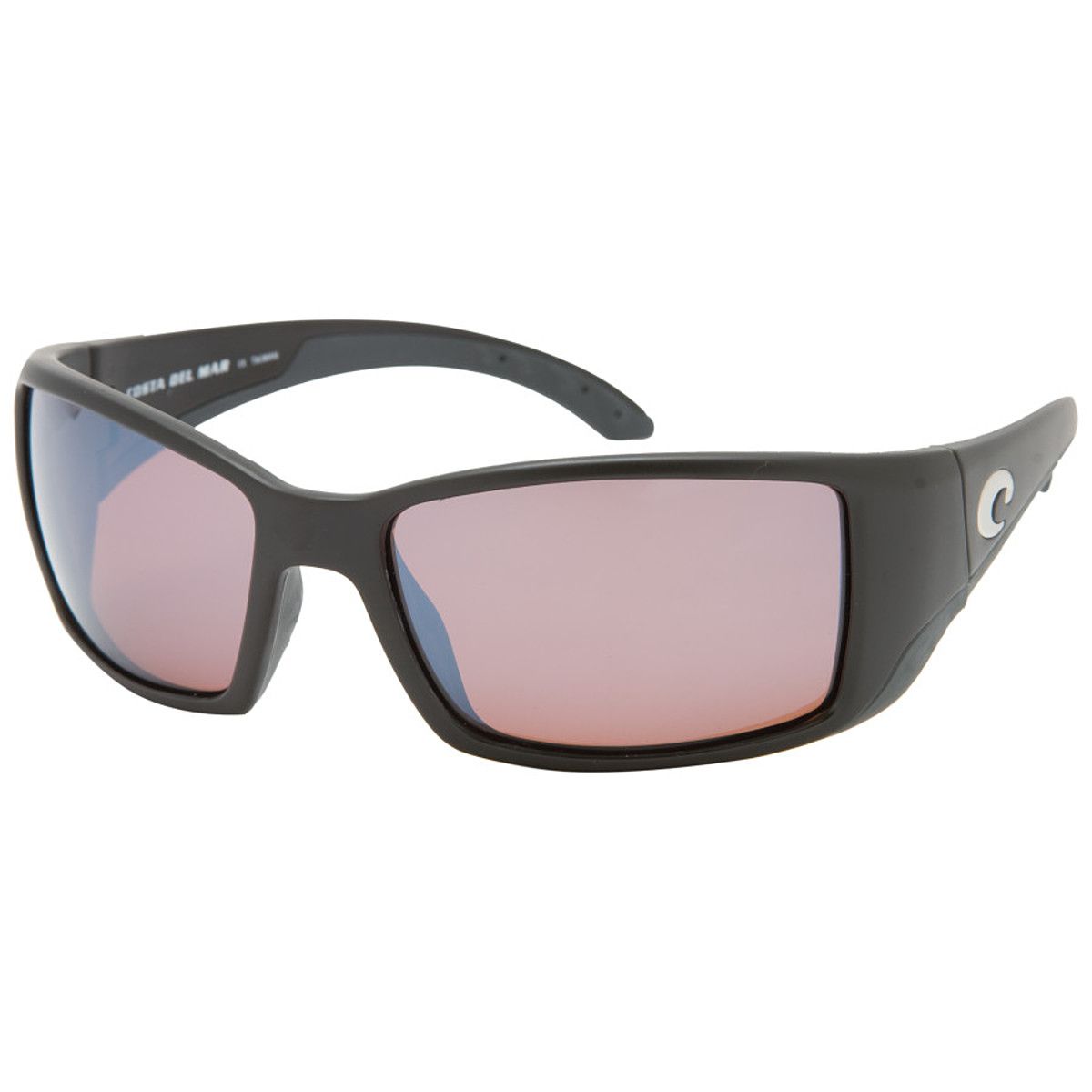 Costa Blackfin 580G Polarized Sunglasses Men's Black/Silver Mirror