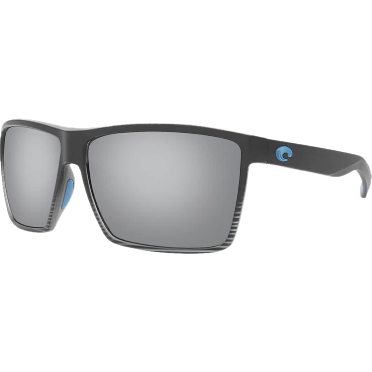 Pre-owned Costa Del Mar Costa Rincon 580g Polarized Sunglasses In Matte Smoke Crystal Fade Frame
