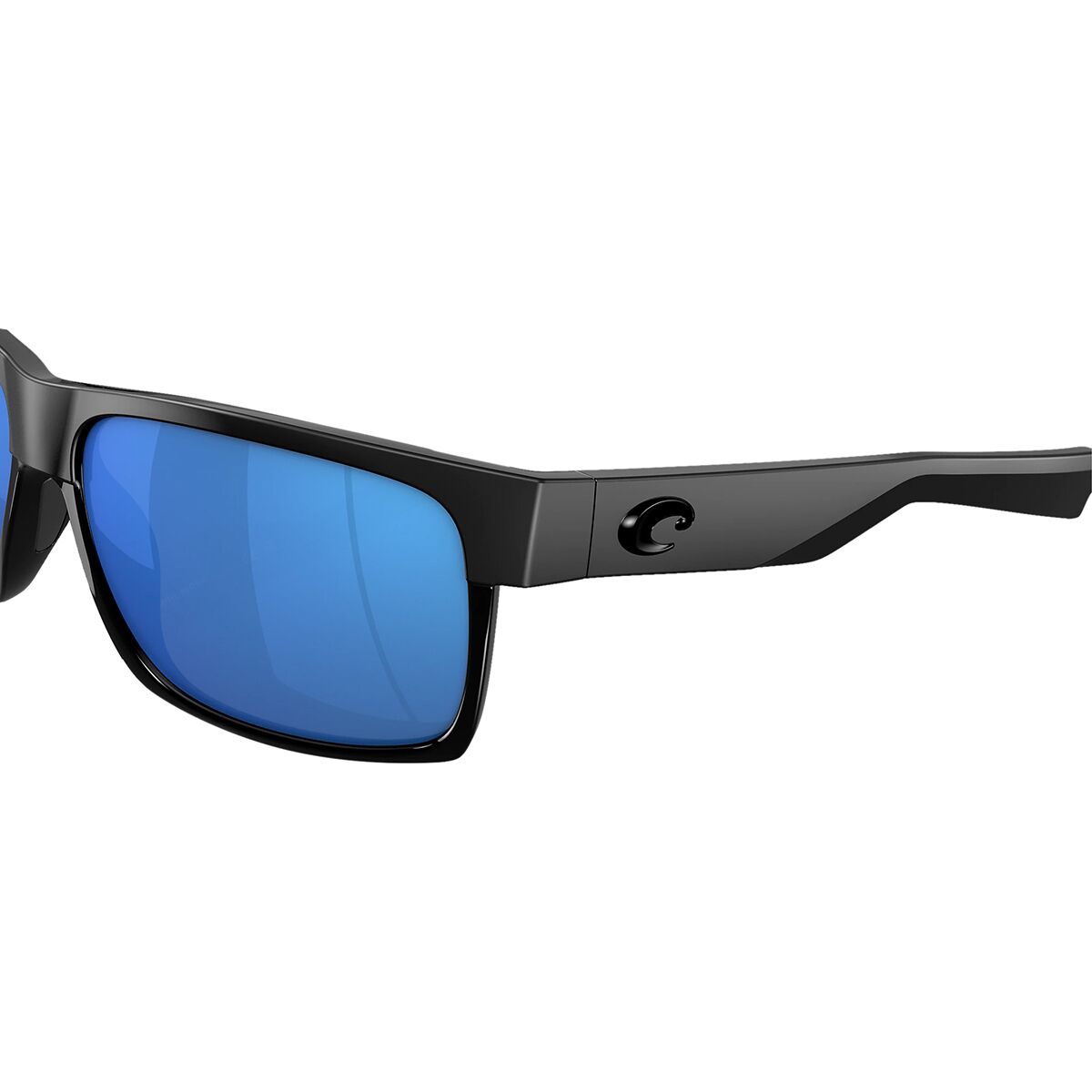 Half Moon Polarized Sunglasses in Blue Mirror