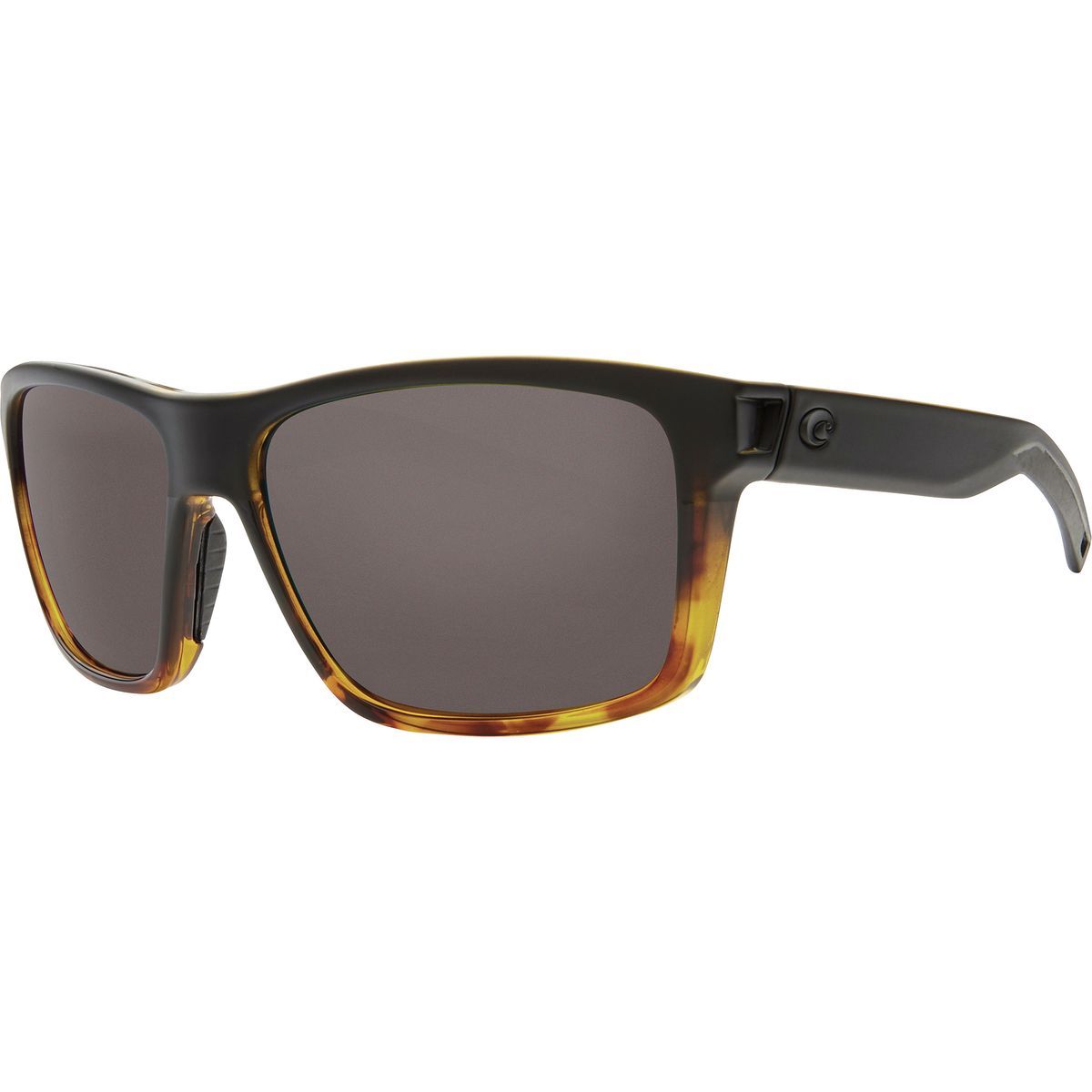 Costa Slack Tide 580P Polarized Sunglasses Gray 580P/Matte Black/Tortoise Frame, One Size
