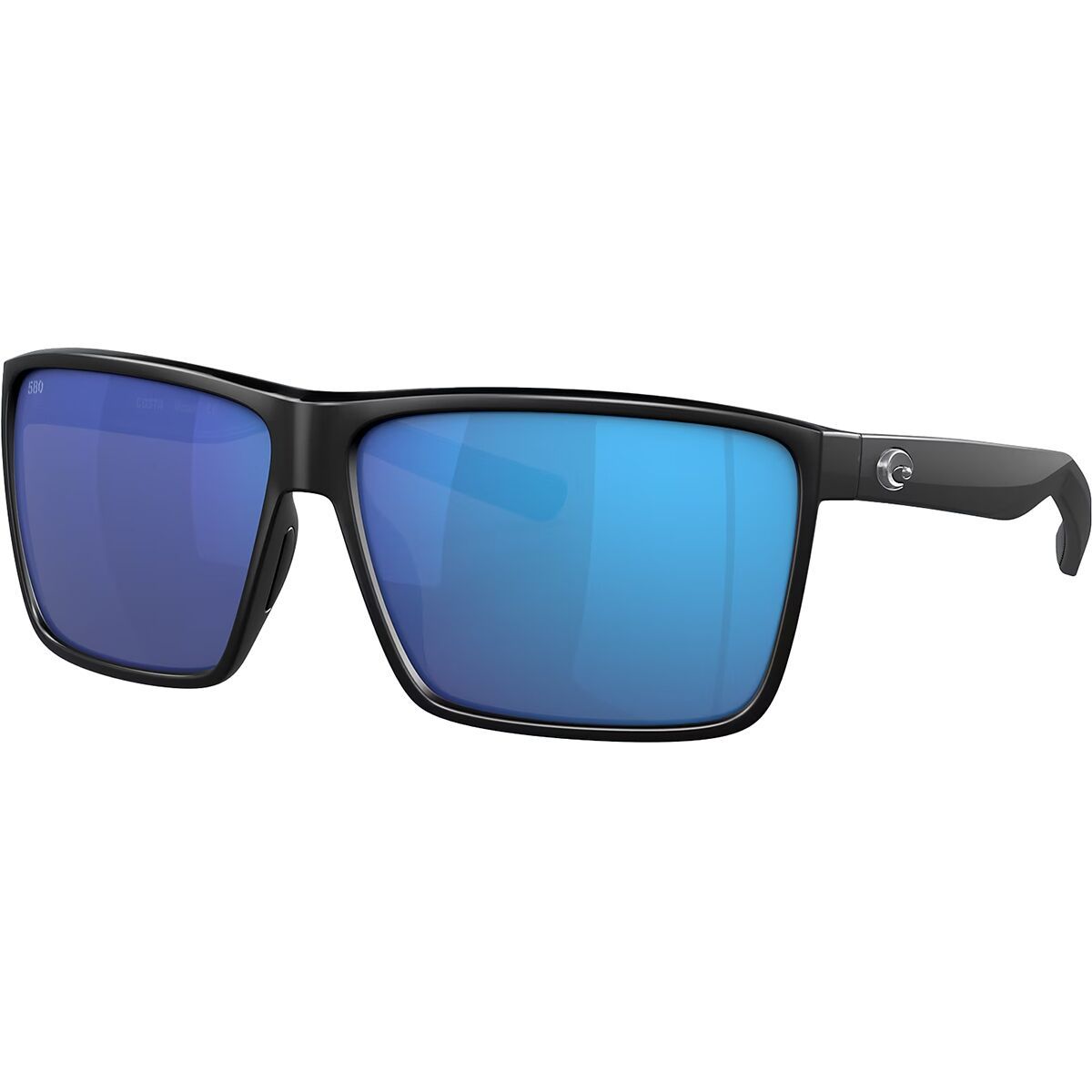 Image of Costa Rincon 580P Polarized Sunglasses Matte Black/Blue Mirror 580P, One Size
