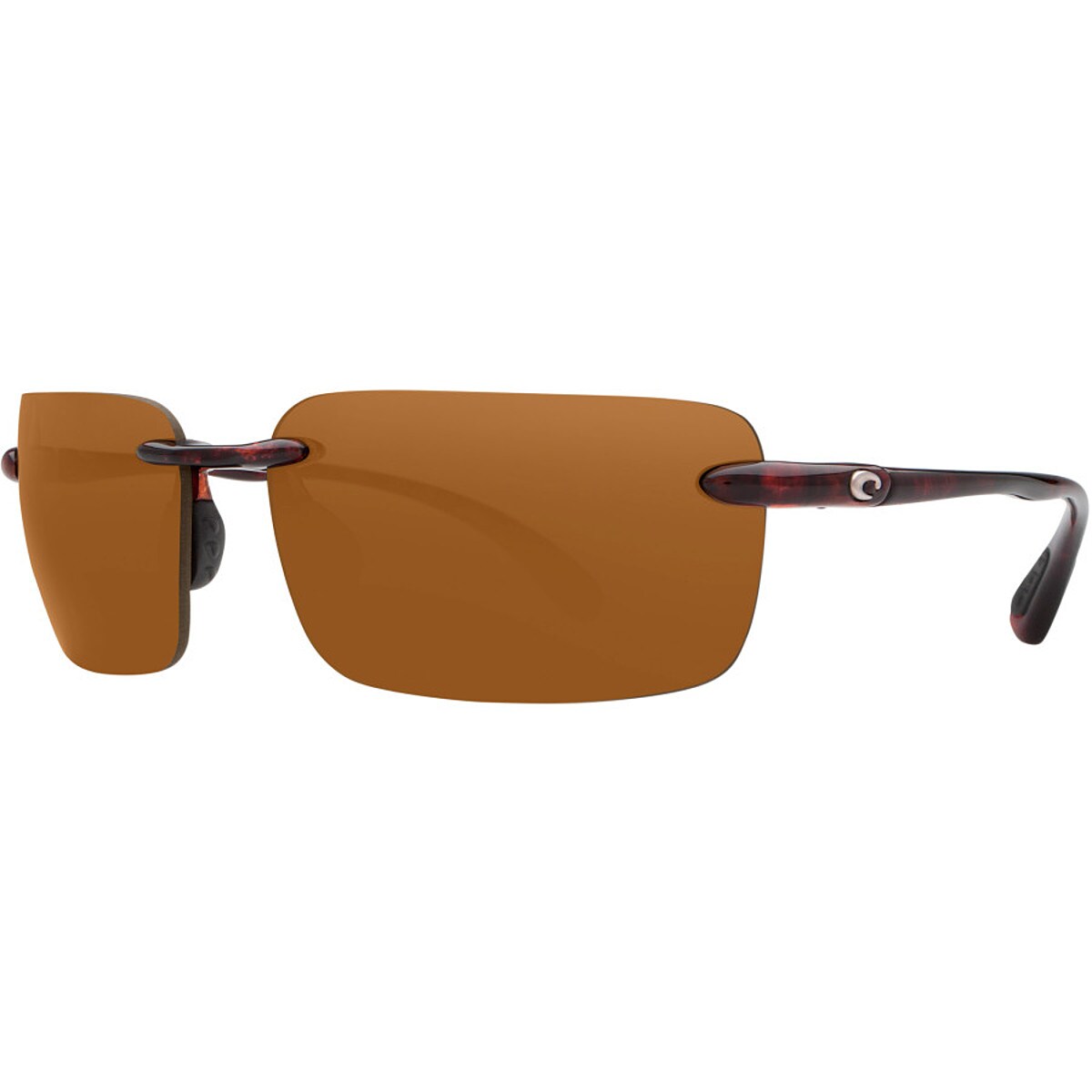 Costa Cayan 580P Polarized Sunglasses Tortoise Amber One Size