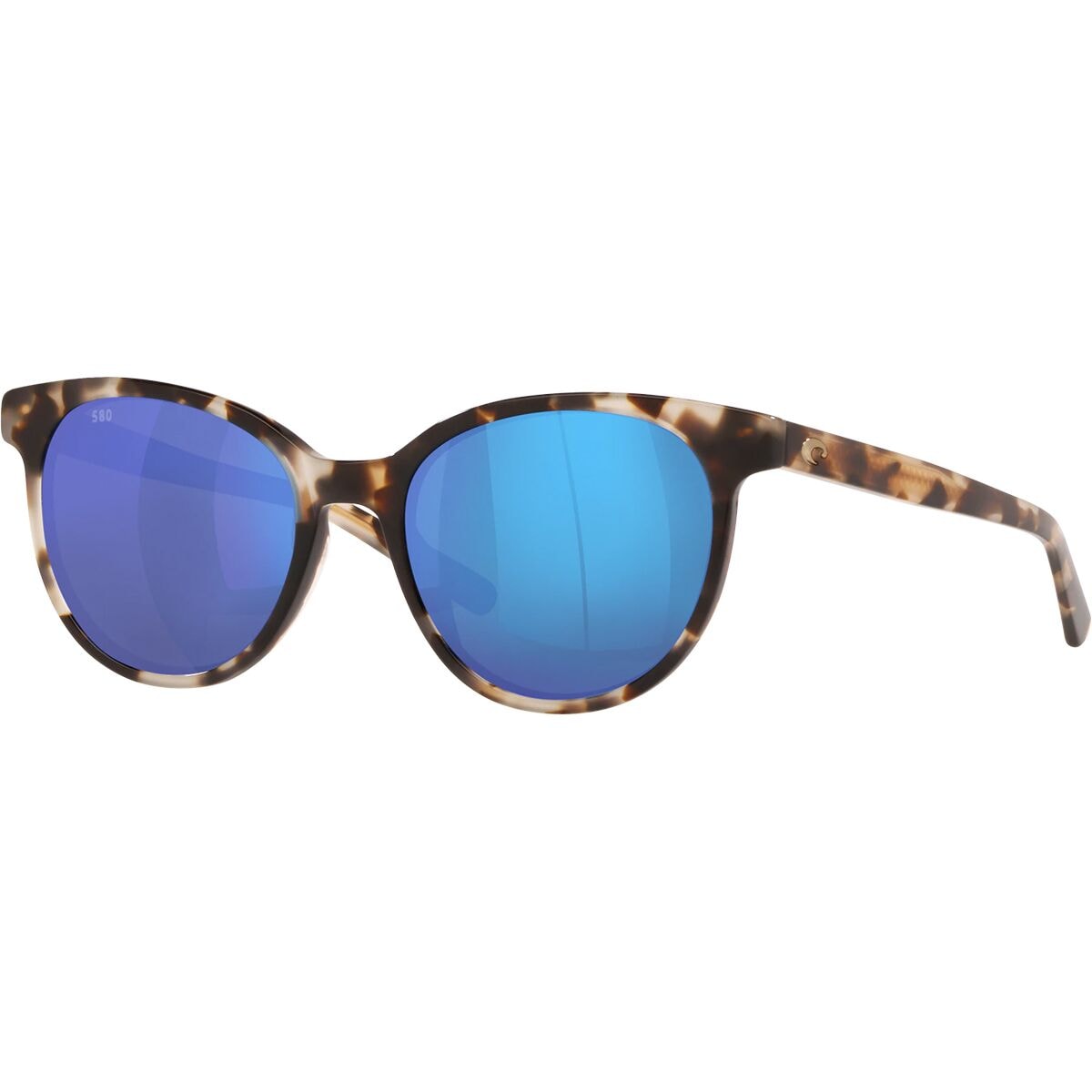 Pre-owned Costa Del Mar Costa Isla 580g Polarized Sunglasses - Women's In Shiny Tiger Cowrie Frame