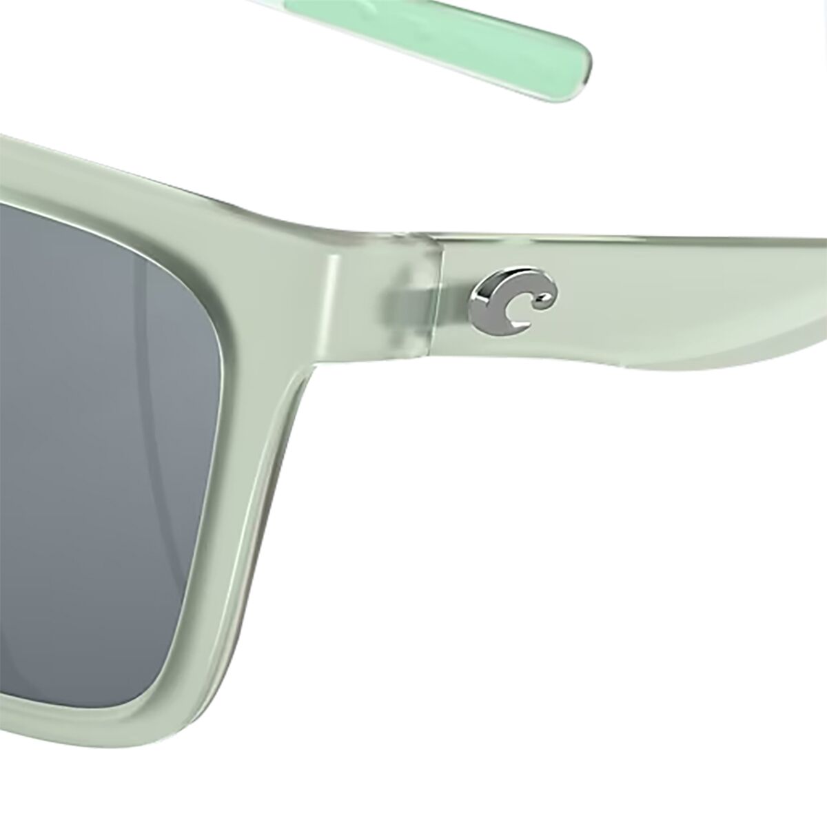 Costa Del Mar Panga Shiny Tortoise /White Seafoam Sunglasses / Green Mirror 580P