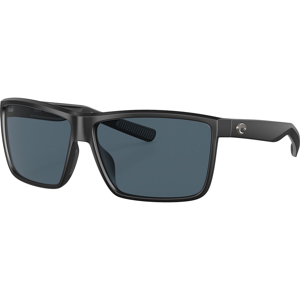 Image of Costa Rinconcito 580P Polarized Sunglasses Matte Black Frame/Gray 580P, One Size
