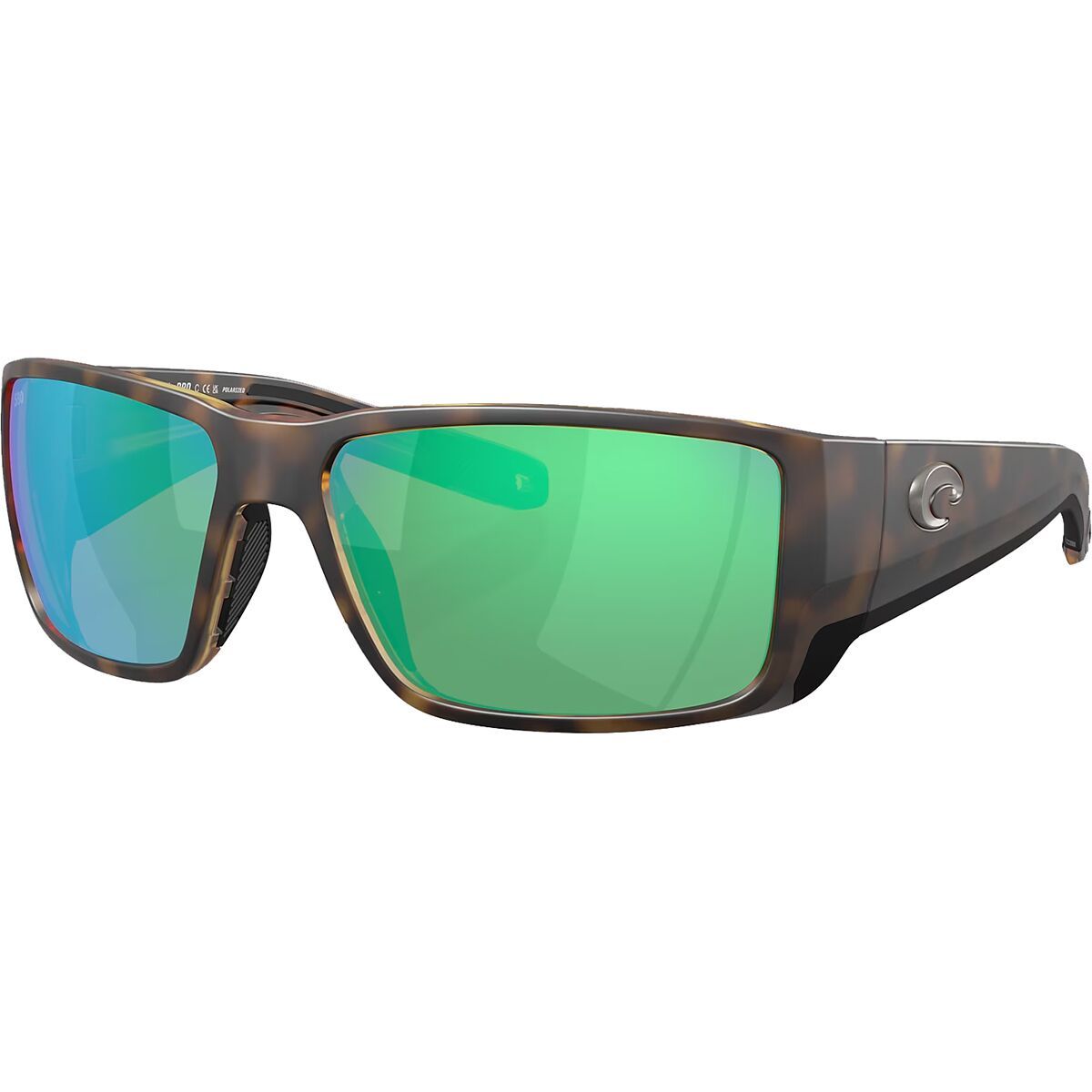 Image of Costa Blackfin Pro 580G Polarized Sunglasses Matte Tortoise/Green Mirror 580G, One Size