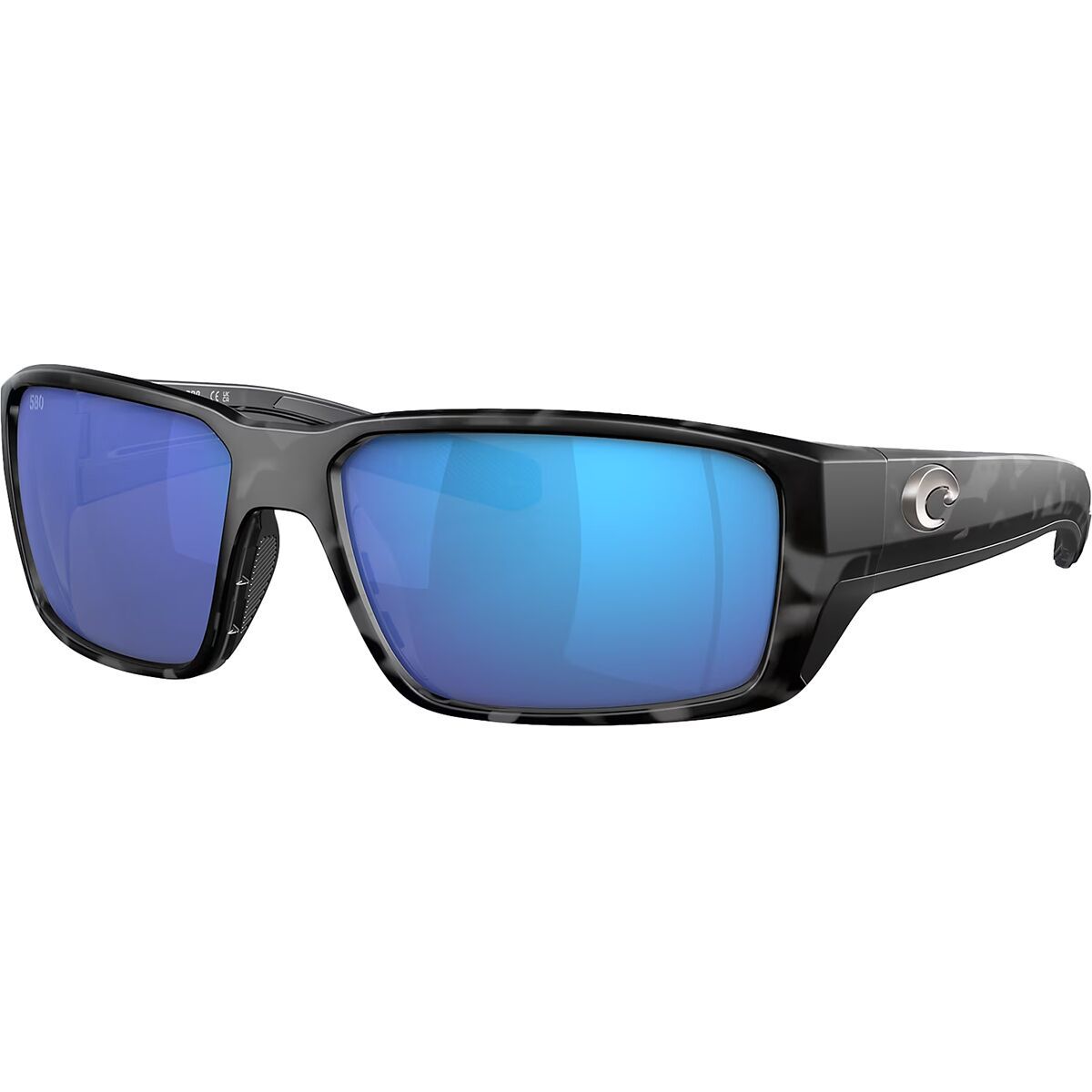 Image of Costa Fantail Pro 580G Polarized Sunglasses Tiger Shark/Blue Mirror 580G, One Size