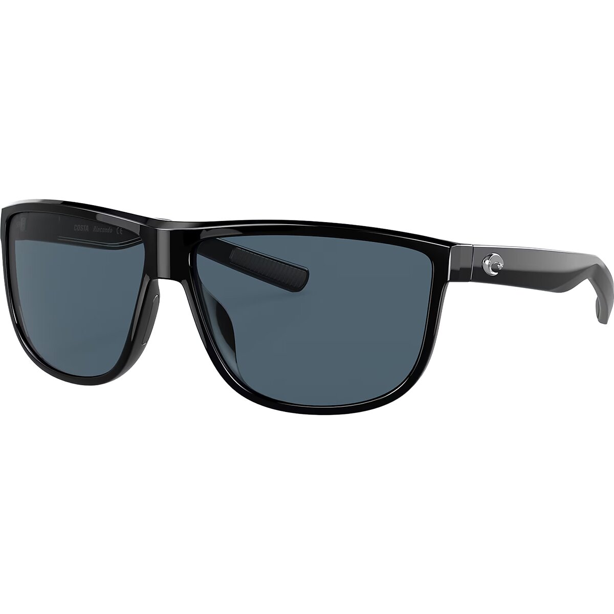Image of Costa Rincondo 580P Polarized Sunglasses Black /580P Polycarbonate/Gray, One Size