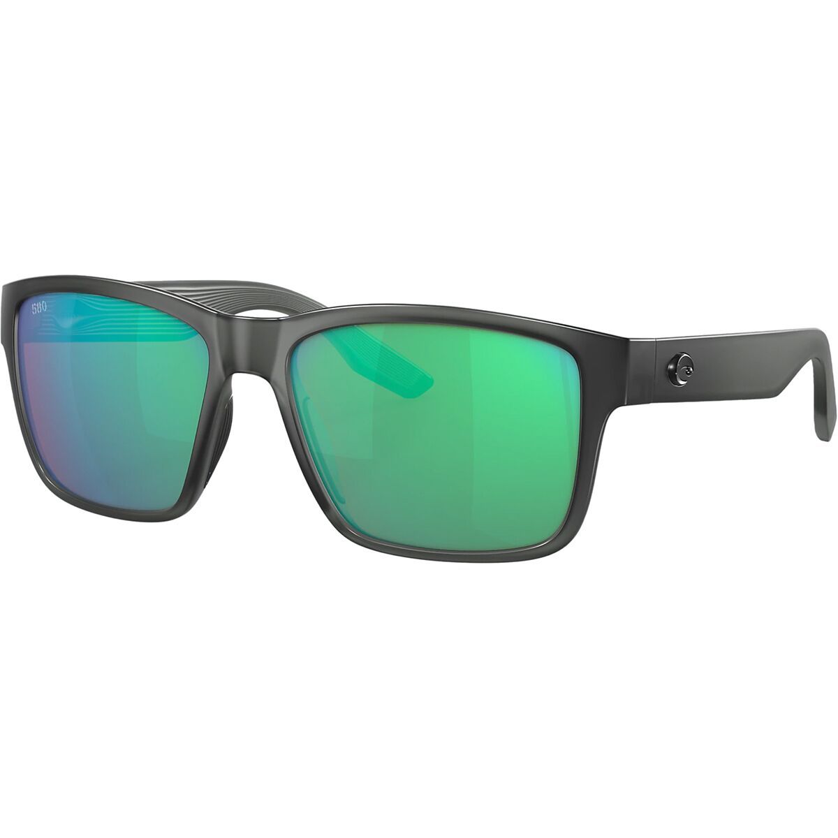 Image of Costa Paunch 580G Polarized Sunglasses Smoke Crystal Green Mirror, One Size