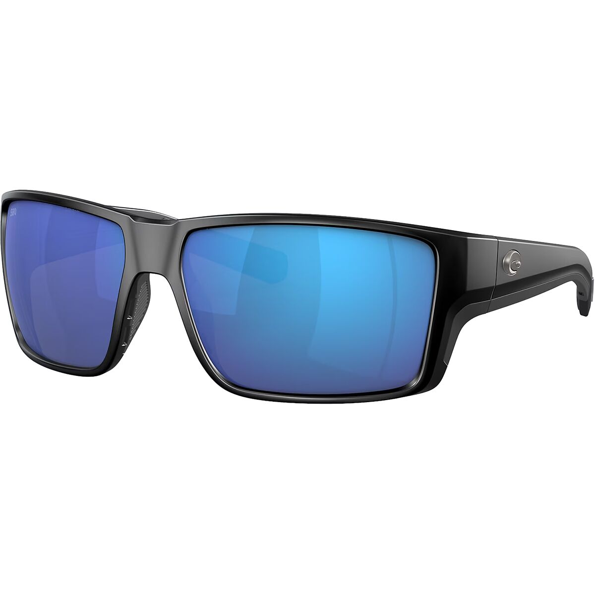 Image of Costa Reefton Pro 580G Polarized Sunglasses Black Blue Mirror, One Size
