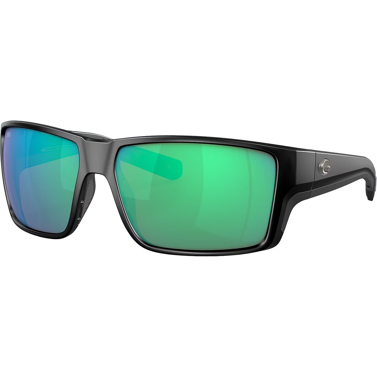 Image of Costa Reefton Pro 580G Polarized Sunglasses Black Green Mirror, One Size