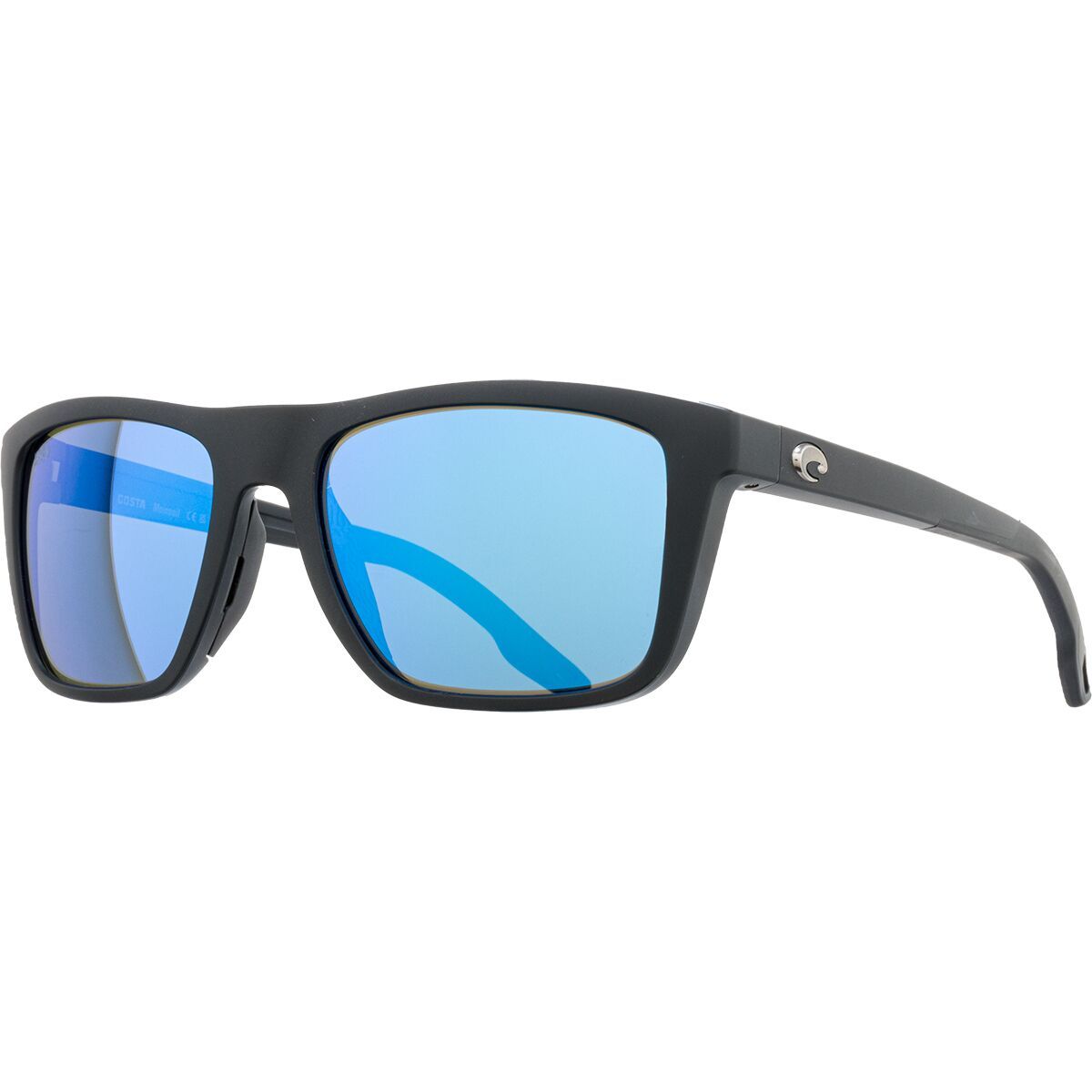 Image of Costa Mainsail 580G Sunglasses Mt Black Blue Mirror, One Size
