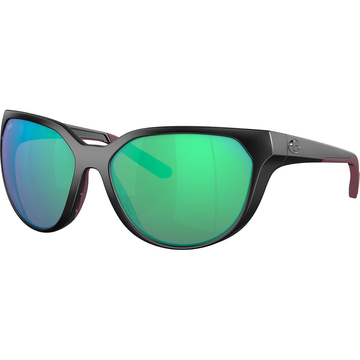 Image of Costa Mayfly 580G Sunglasses Mt Black Grn Mirror, One Size