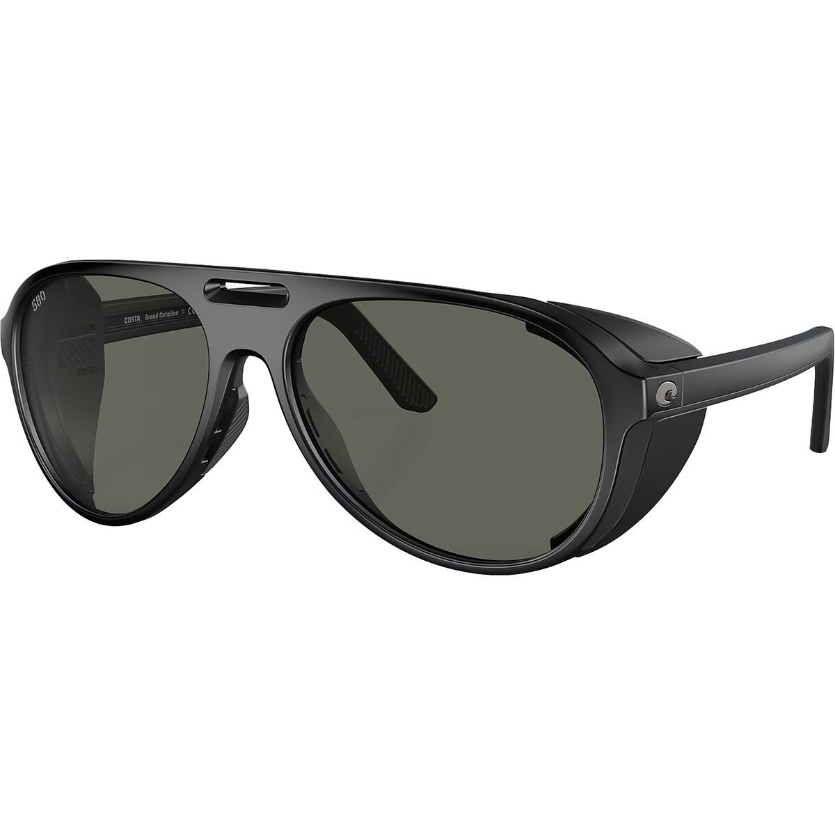 Image of Costa Grand Catalina 580P Polarized Sunglasses Matte Black/Gray 580P, One Size