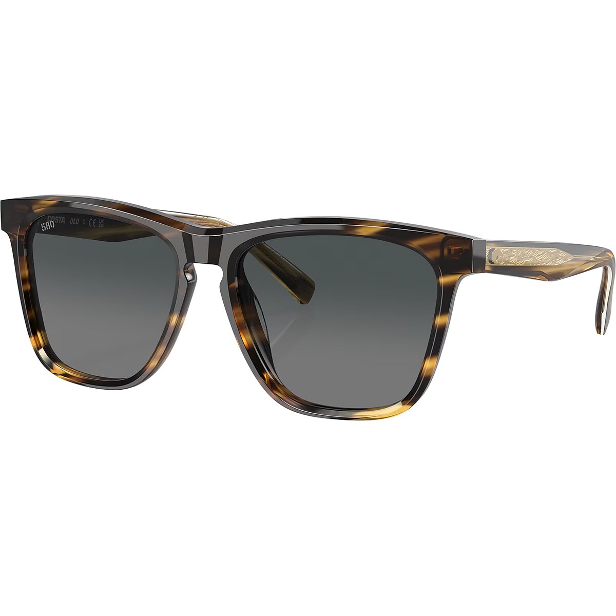 Image of Costa Ulu 580G Sunglasses Tortoise/Gray Gradient 580G, One Size