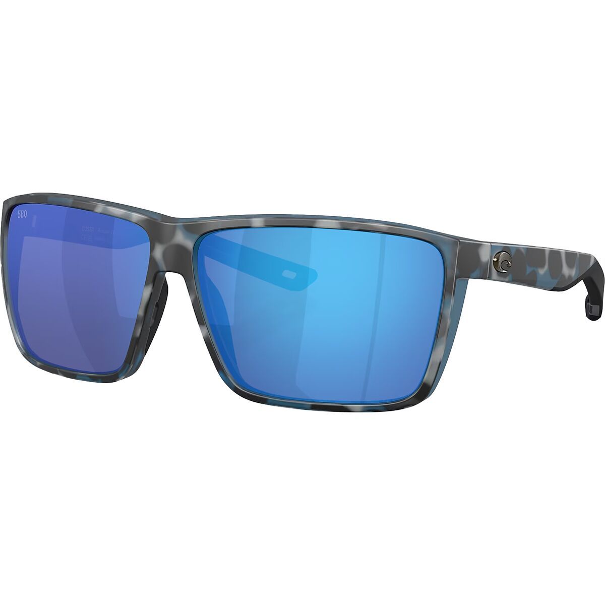 Costa Costa Rincon II 580G Polarized Sunglasses Deep Water Camo/Blue Mirror 580G, One Size