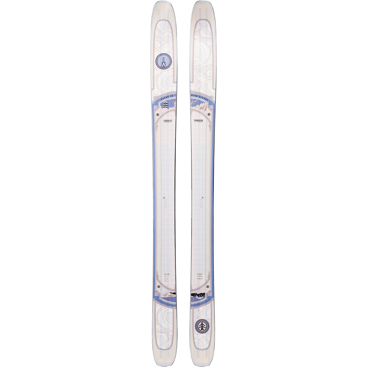 Cardiff Snowcraft Cardiff Snowcraft Powgoda Ski Enduro Blue/White, 178cm
