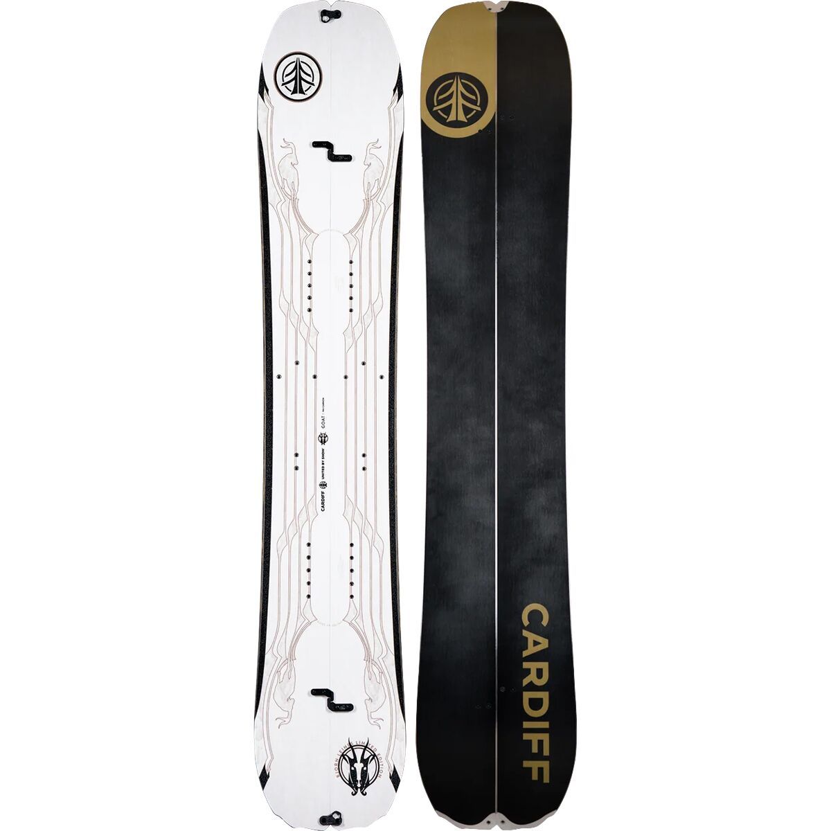 Cardiff Snowcraft Goat Pro Carbon Splitboard - 2026 White, 162cm
