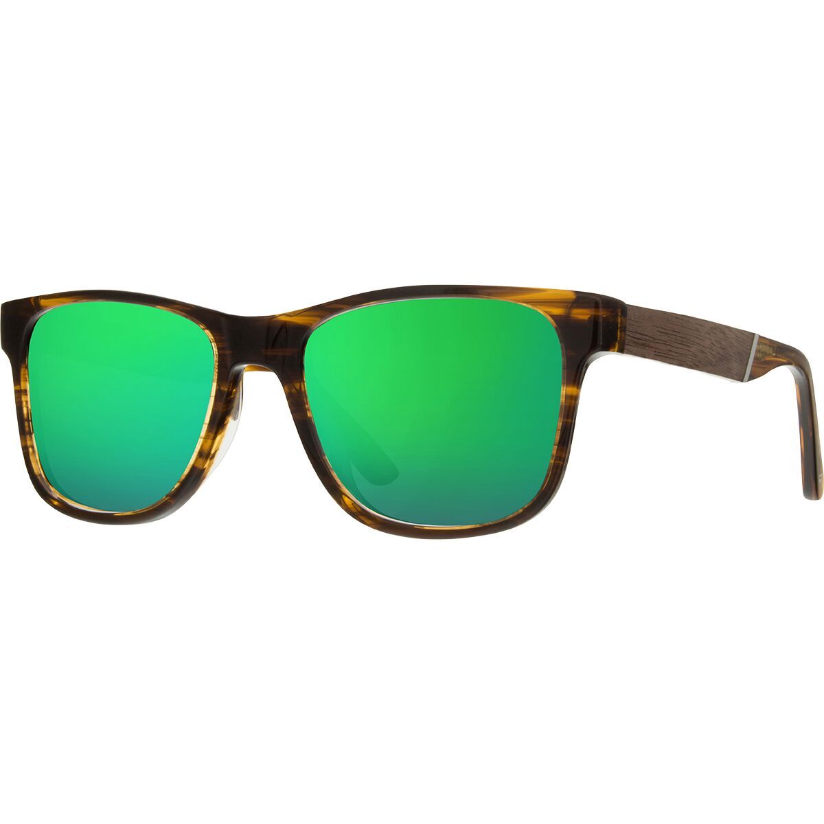 Image of CAMP Eyewear Trail Polarized Sunglasses Tortoise/HD Plus Polarized Green Flash, One Size