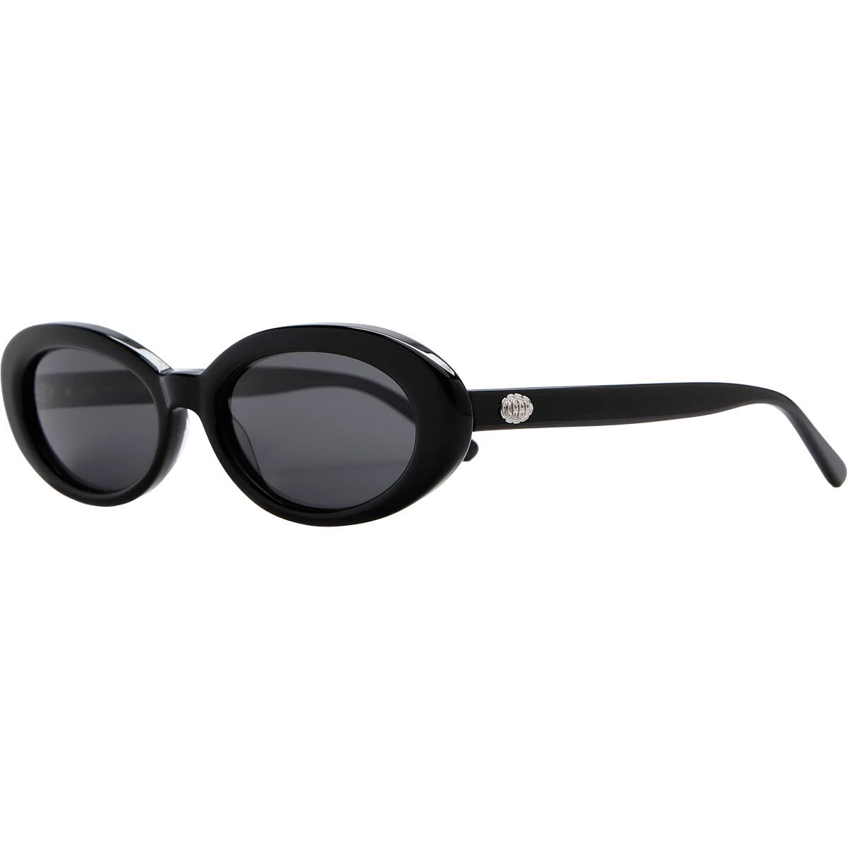 Image of Crap Eyewear The Sweet Leaf Polarized Sunglasses Black Bio/Polarized Grey, Narrow-Medium