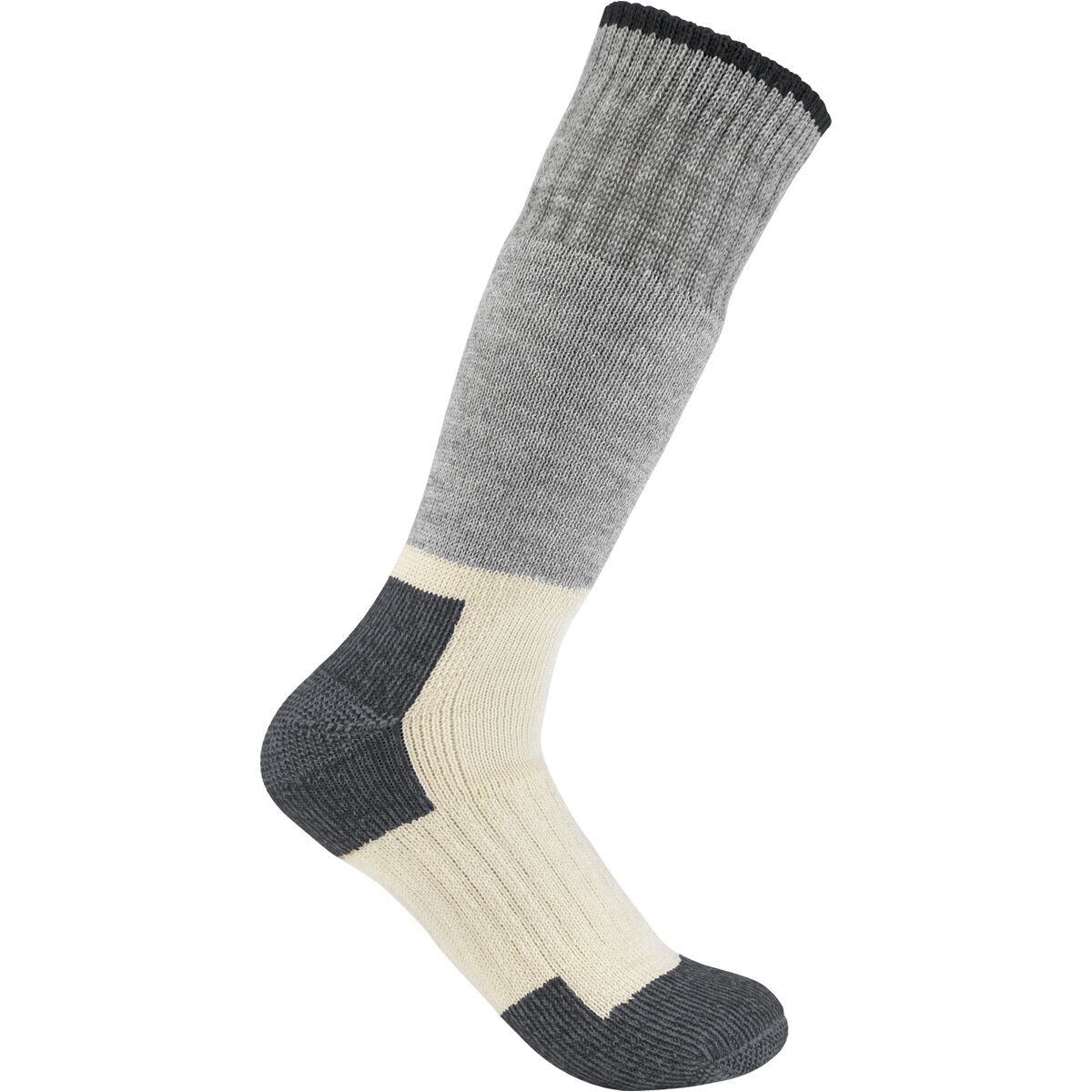 Image of Carhartt Gloves Arctic Merino Wool Blend Boot Sock - Men's Heather Black, L